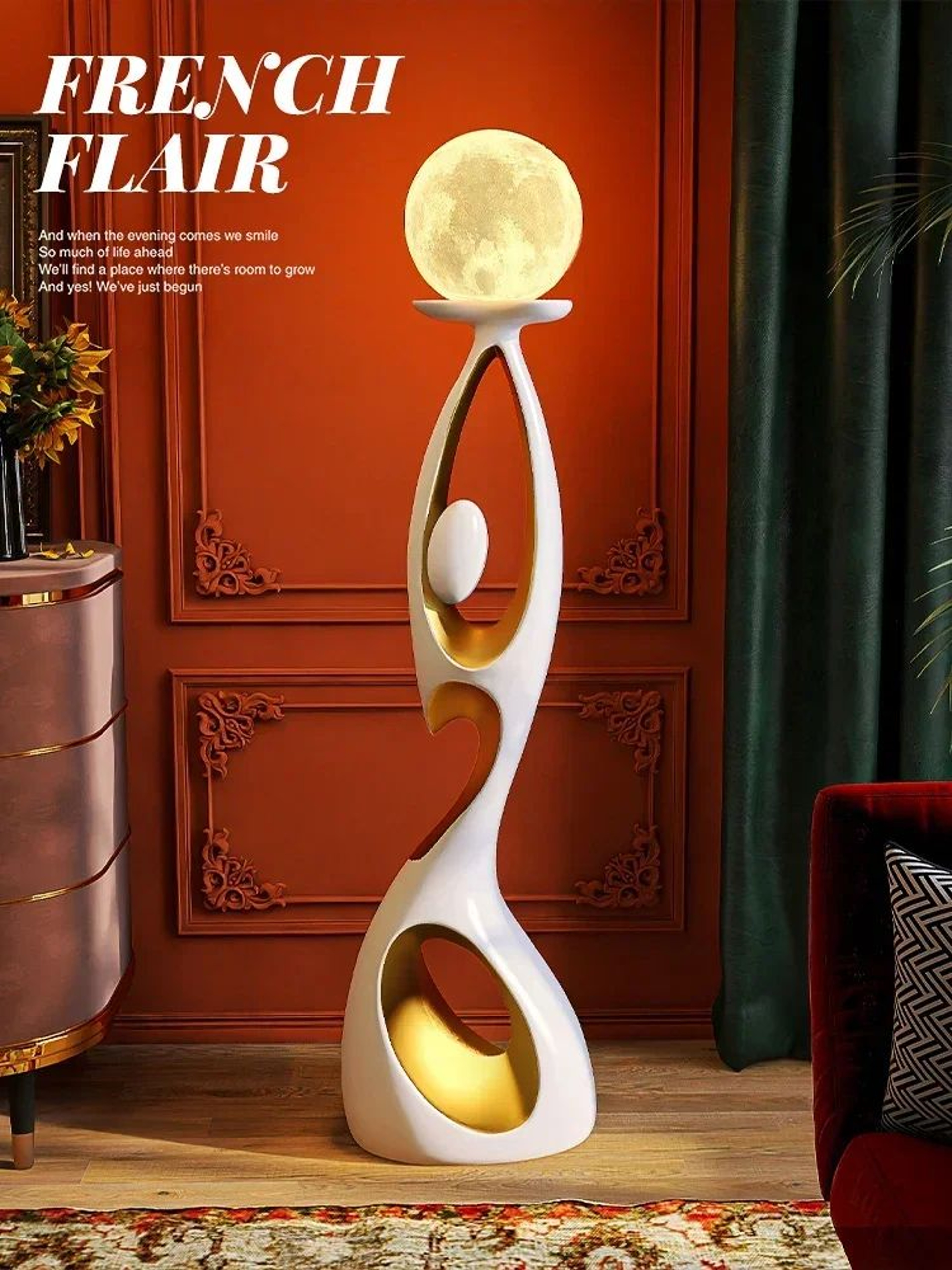 Abstract Dancing Figures Nordic Sculpture Decor 2