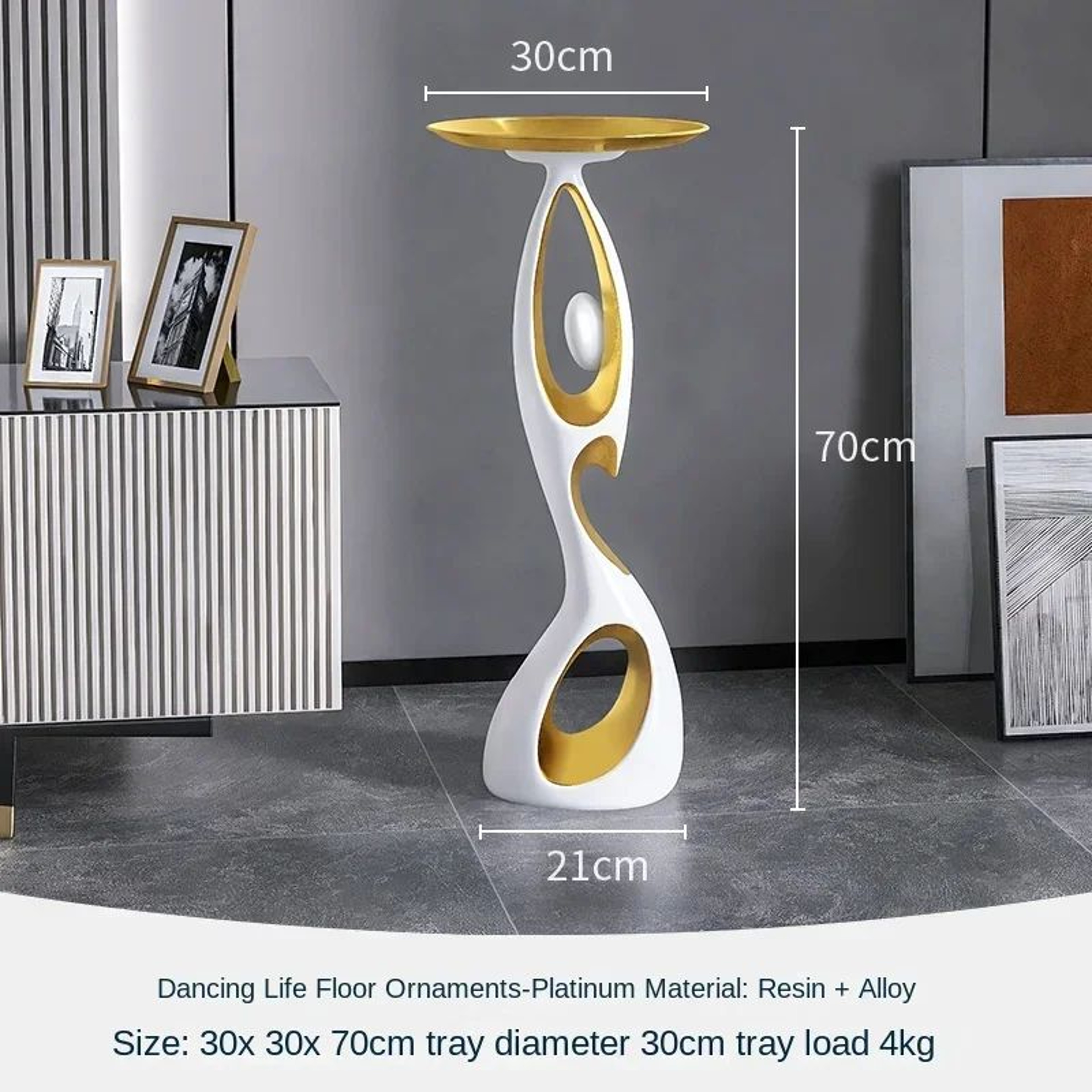 Abstract Dancing Figures Nordic Sculpture Decor 8