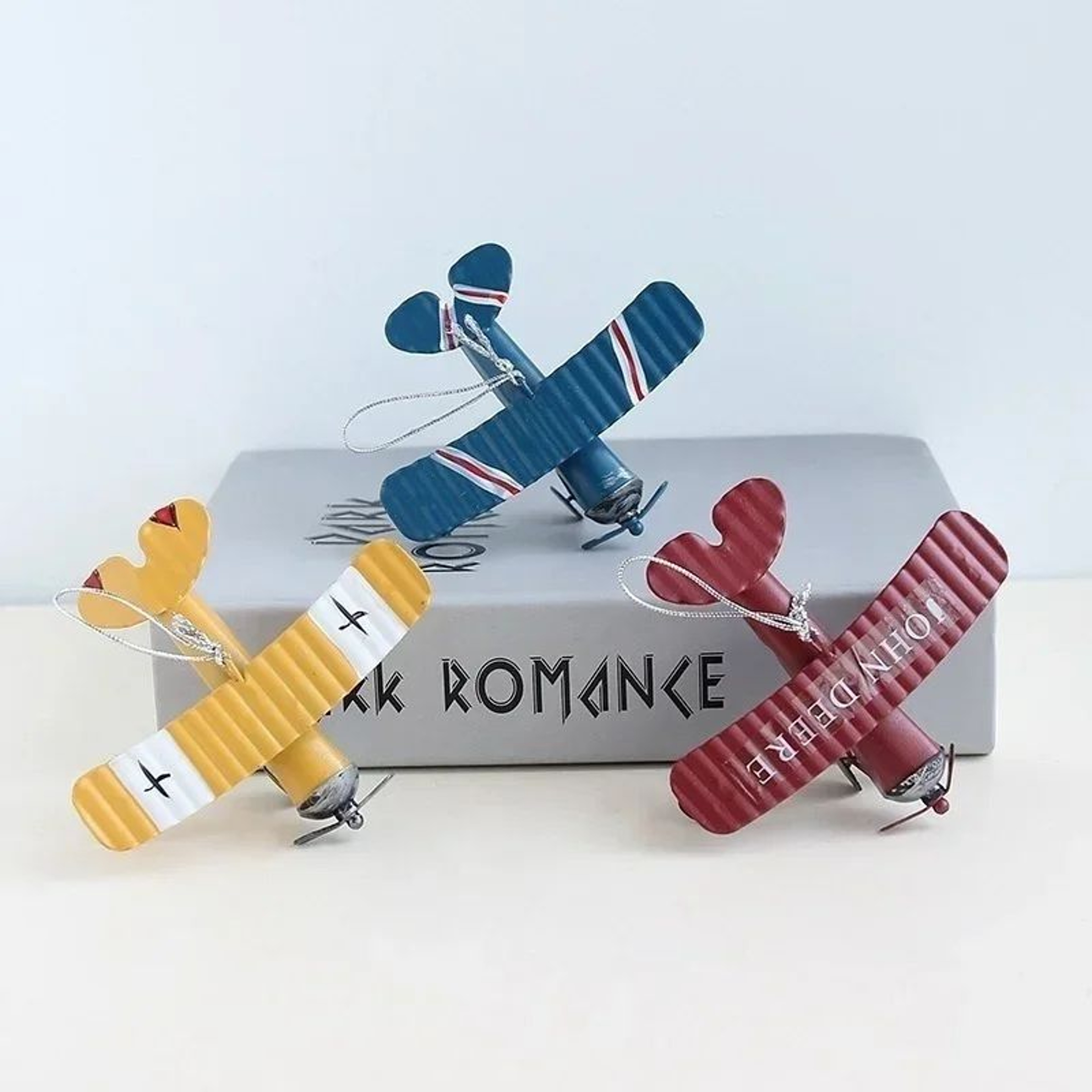 Vintage Wrought Iron Aircraft Model Decor 1
