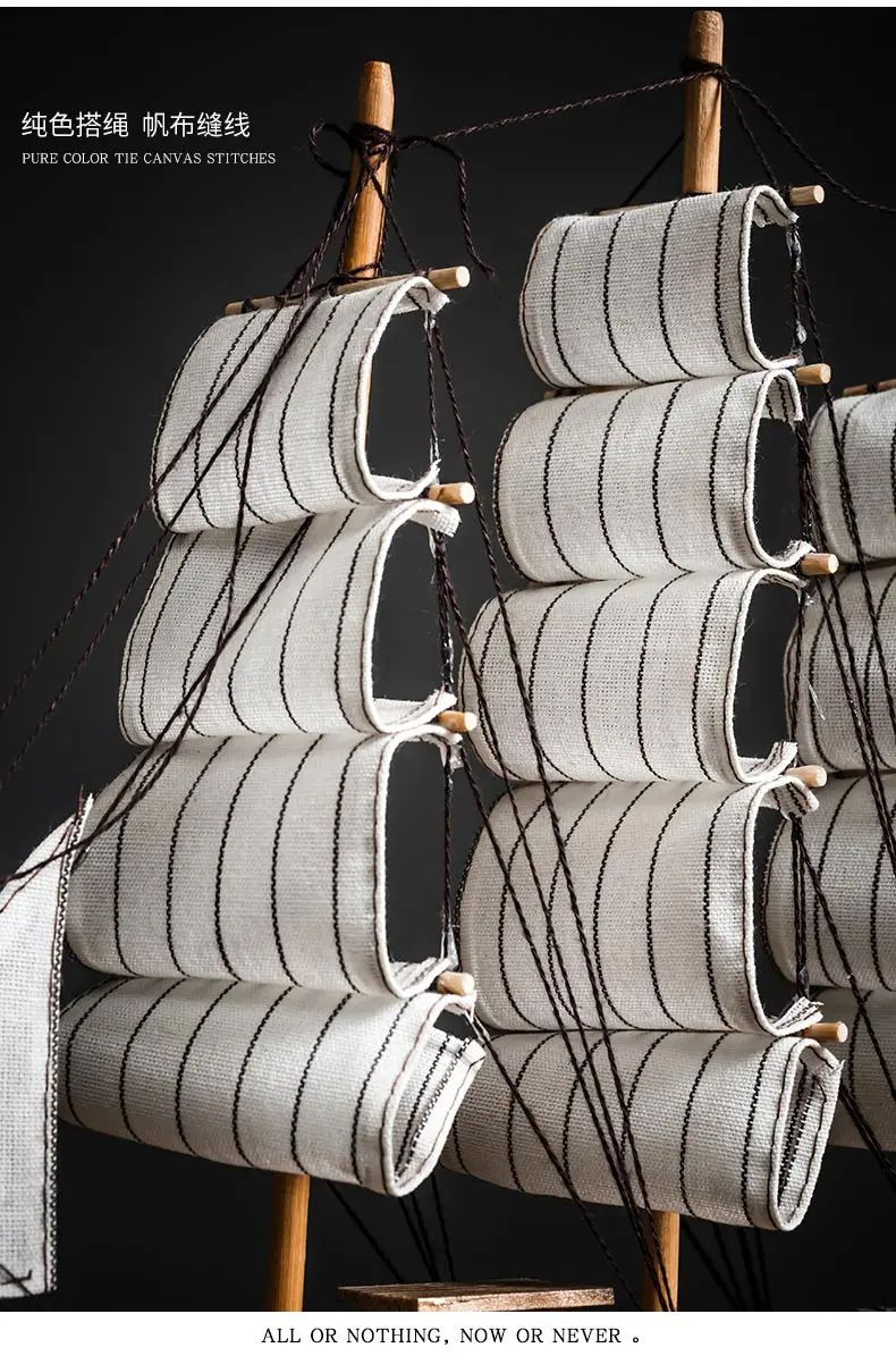 Wooden Sailboat Mediterranean Decor 6