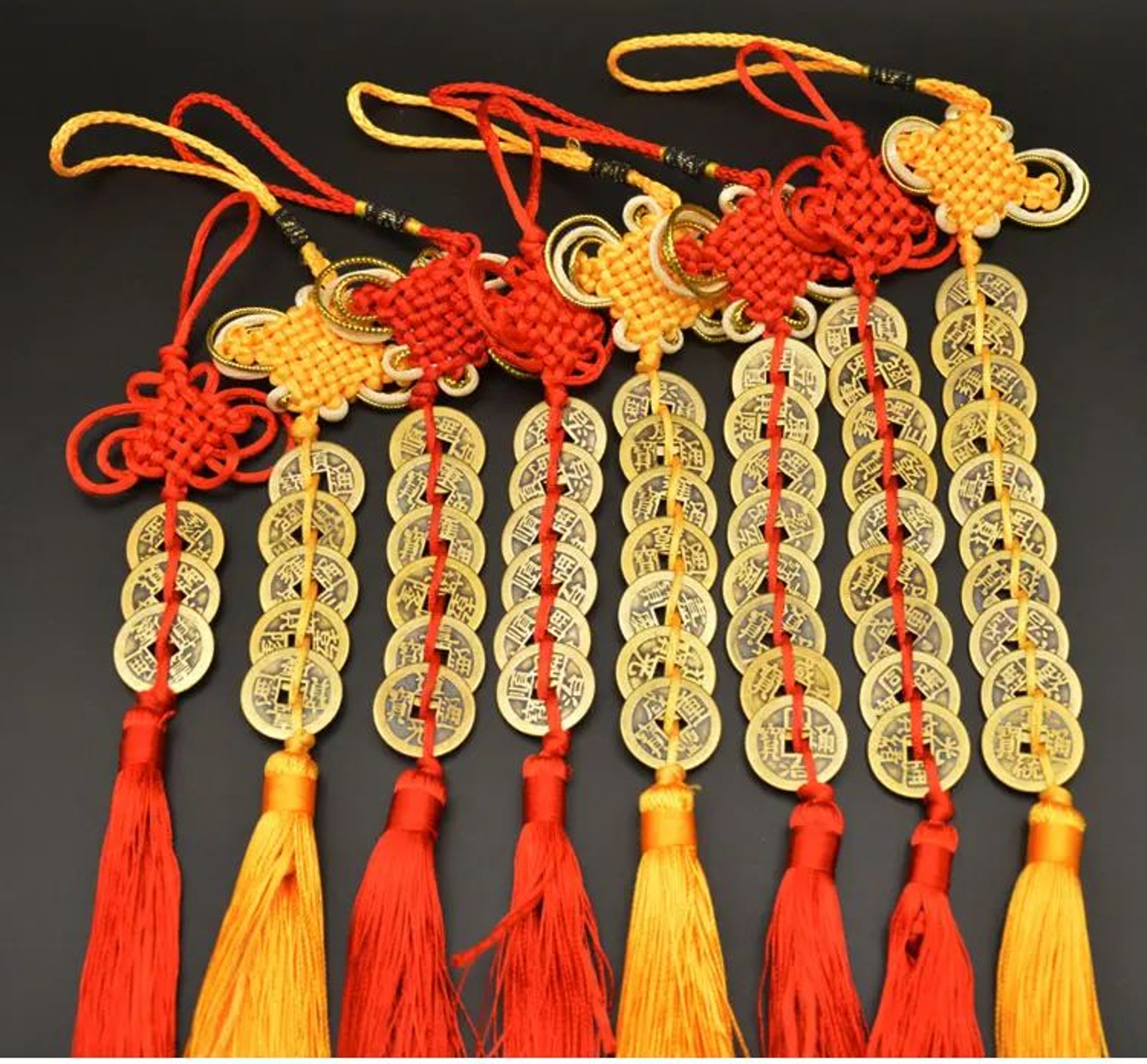 Chinese Knot Lucky Coins Prosperity Charm 6