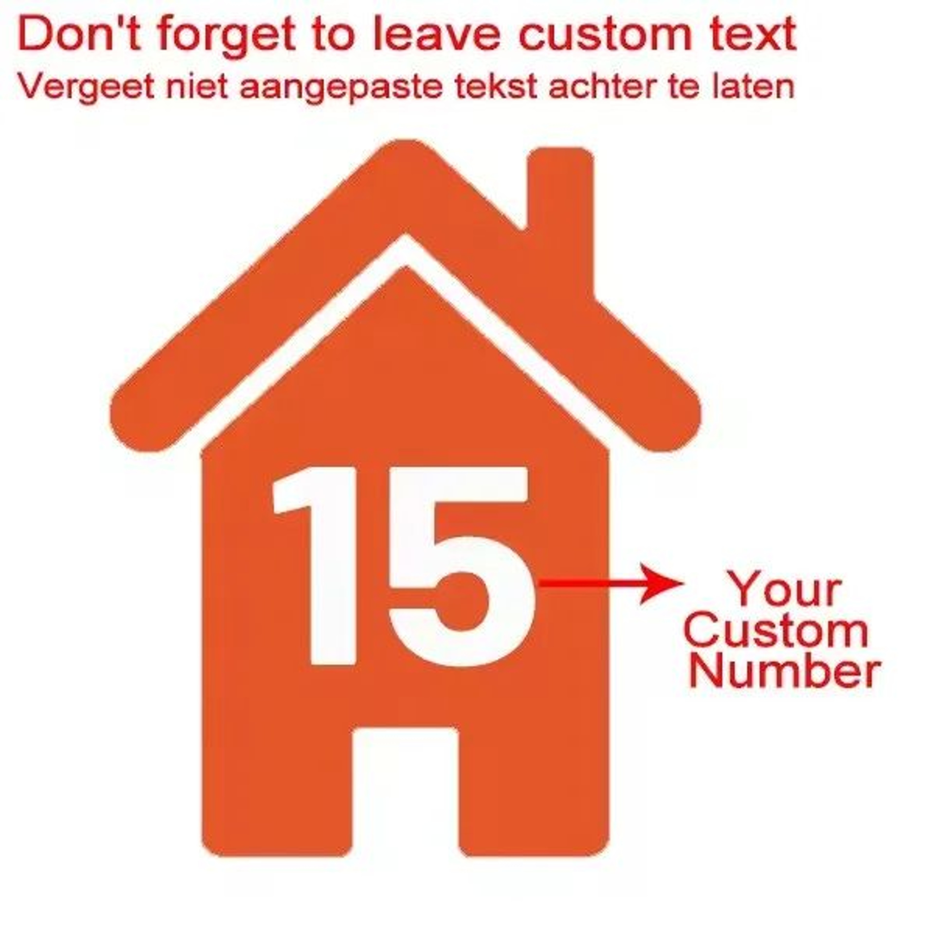Custom Wheelie Bin Number Vinyl Stickers 5