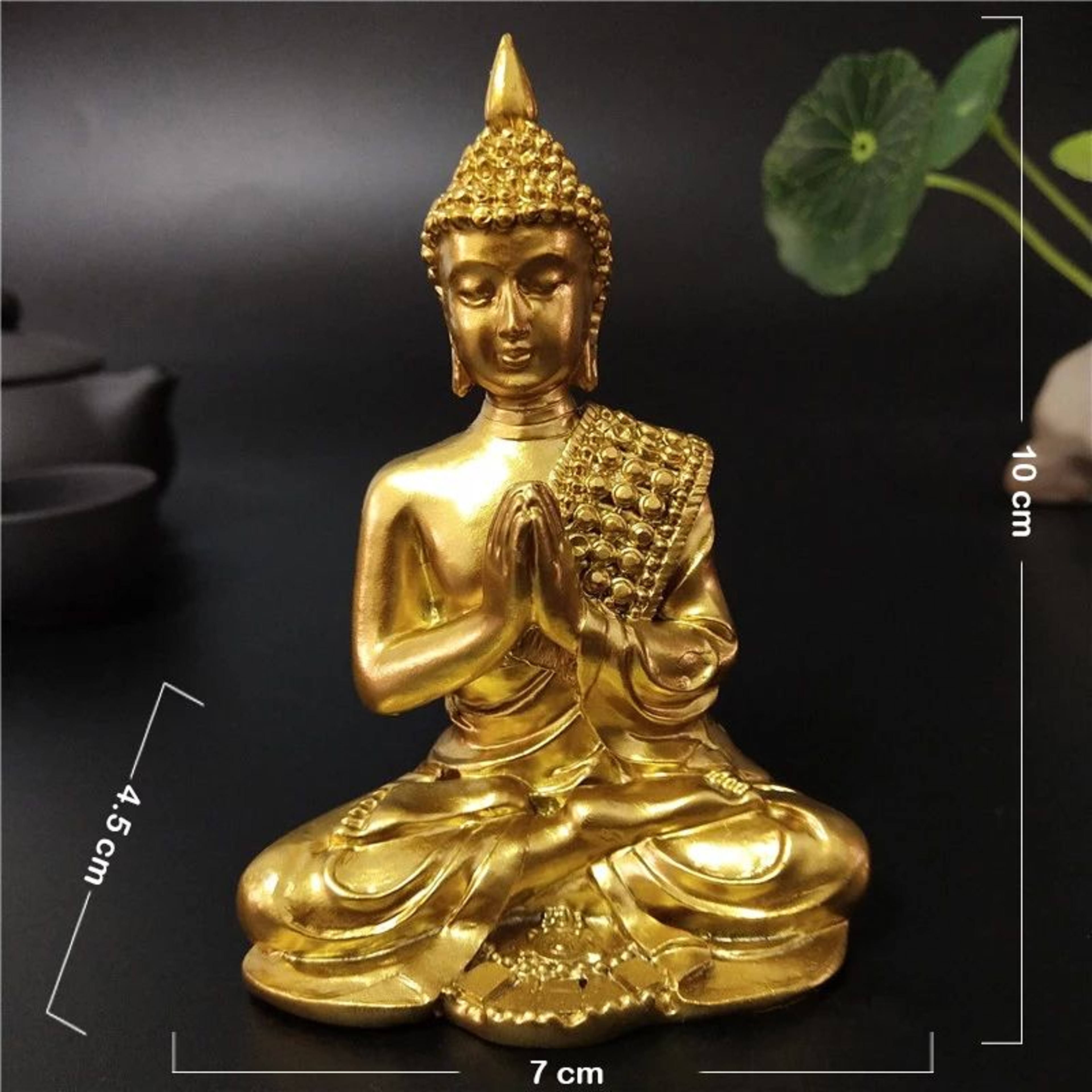 Bronze Buddha Meditation Statue Decor 11