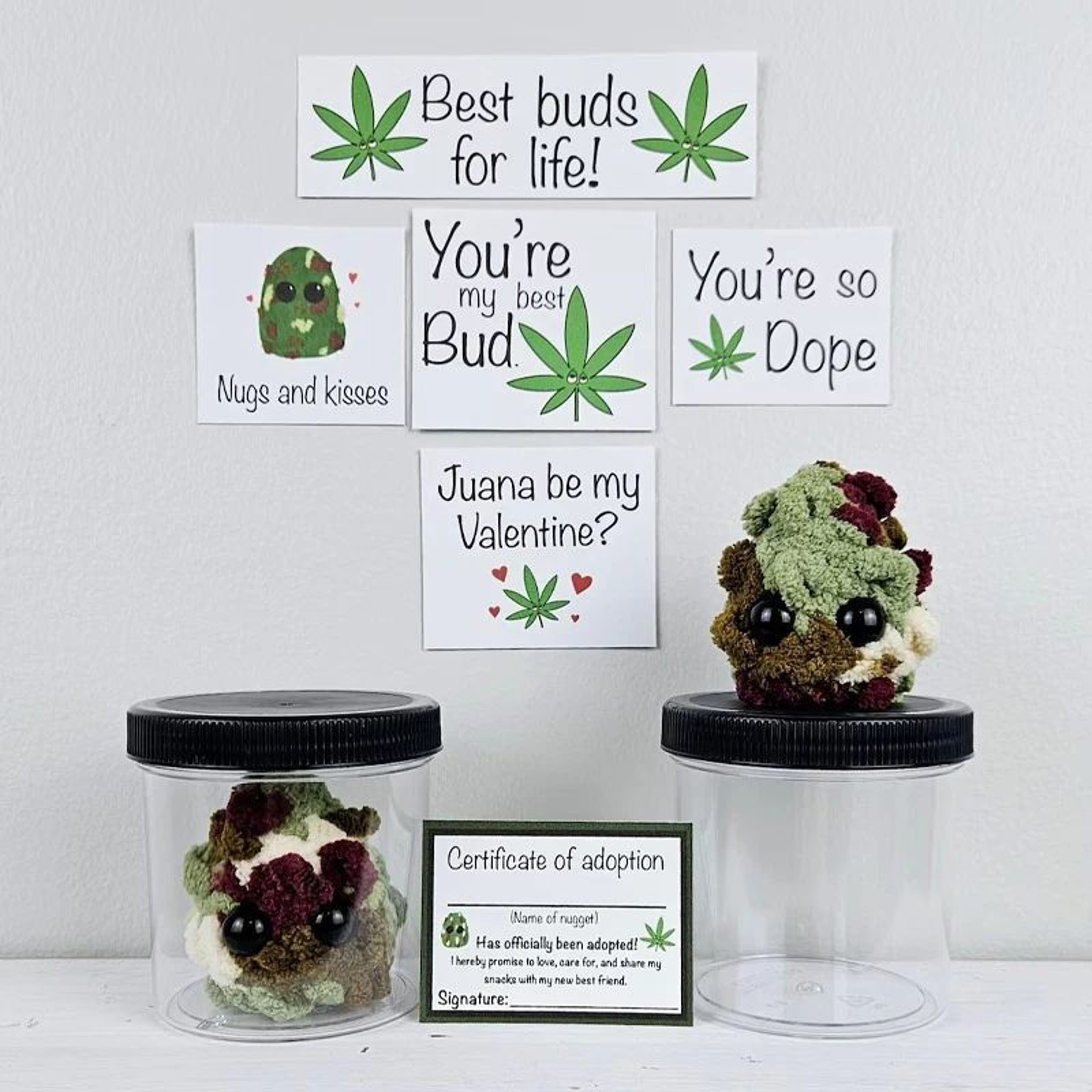 Weed Nugget Plush In Jar 2