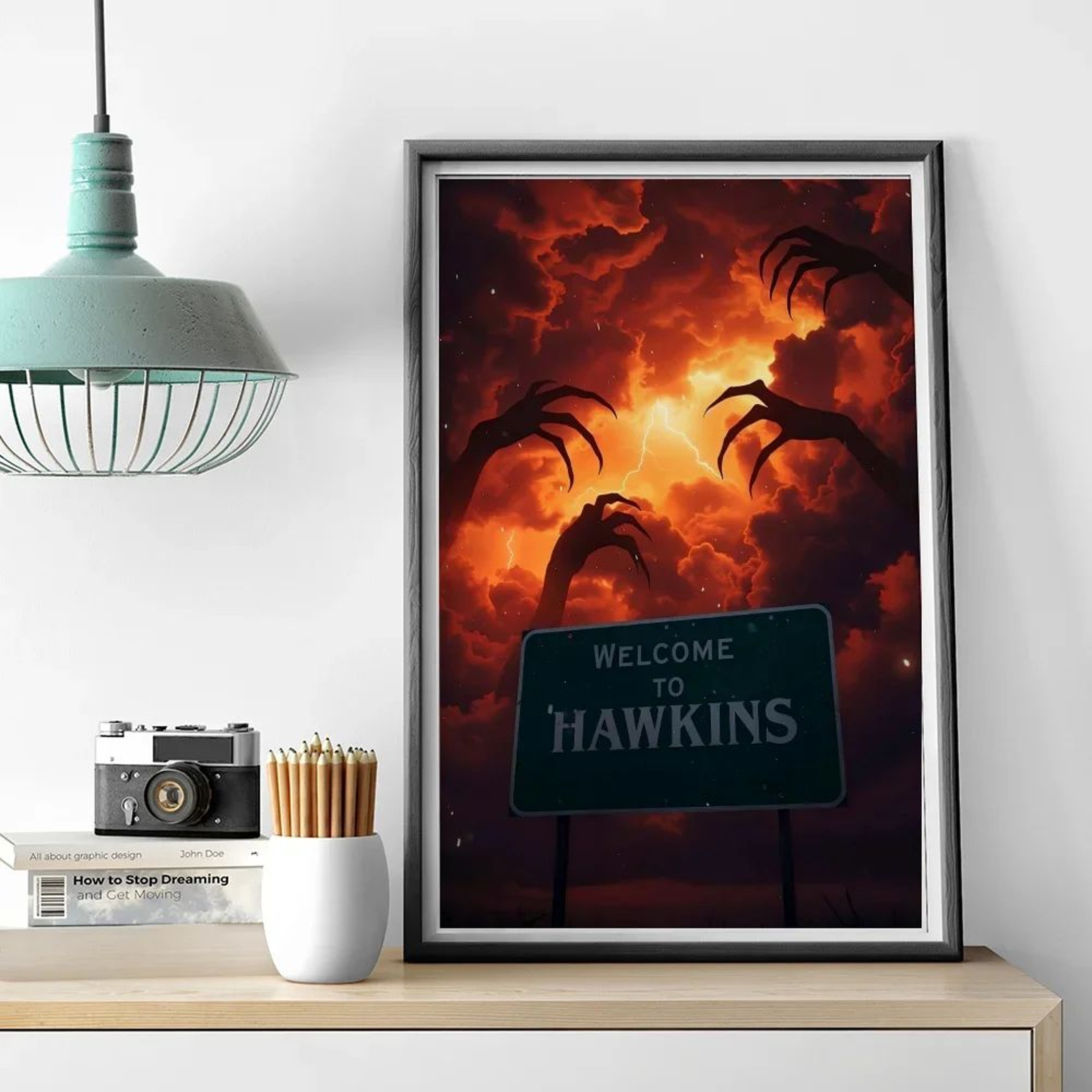 Stranger Things Canvas Wall Poster 10