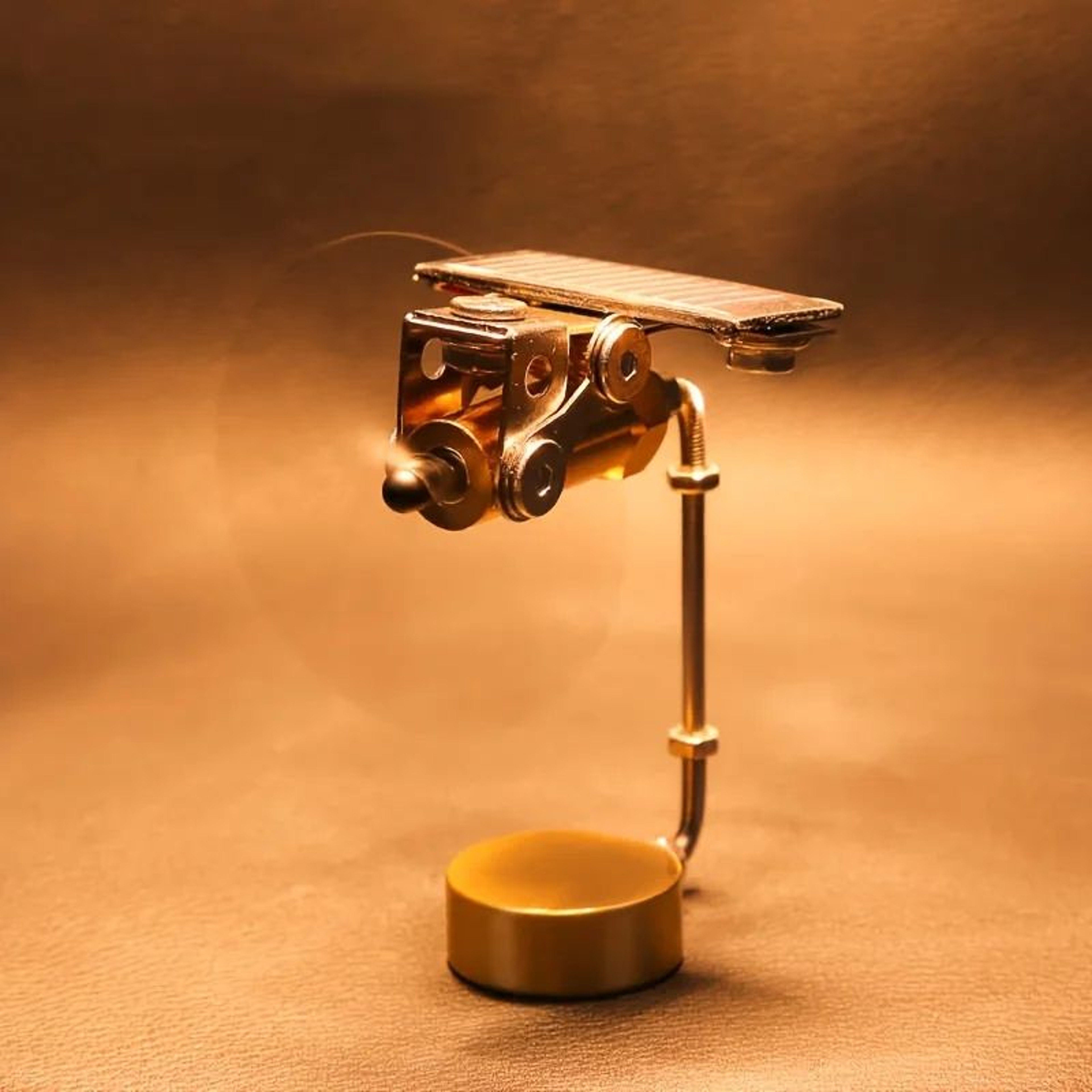 Copper Solar Windmill Decorative Kinetic Ornament 3