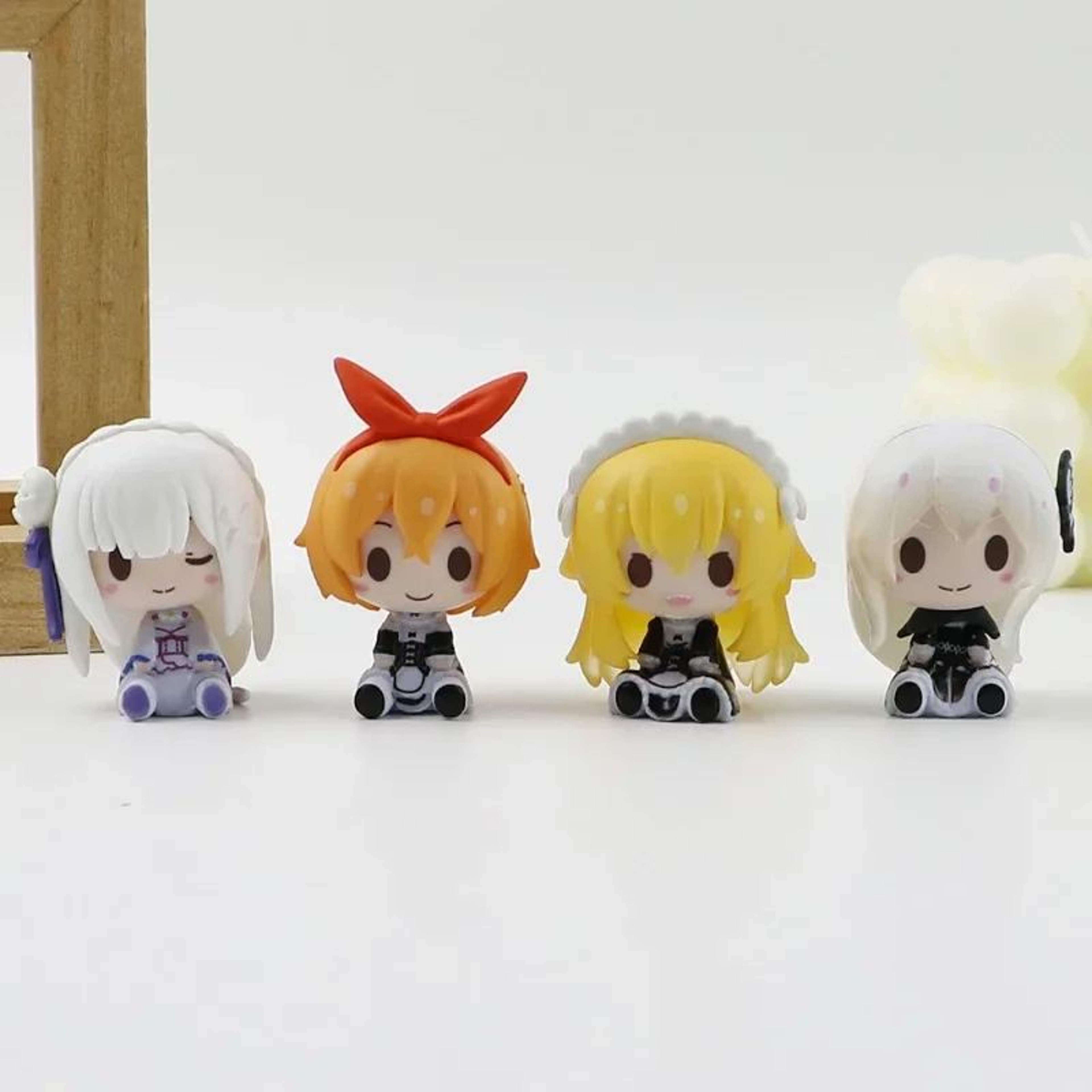Cute Re Zero Rem Mini Anime Figurine Set 4