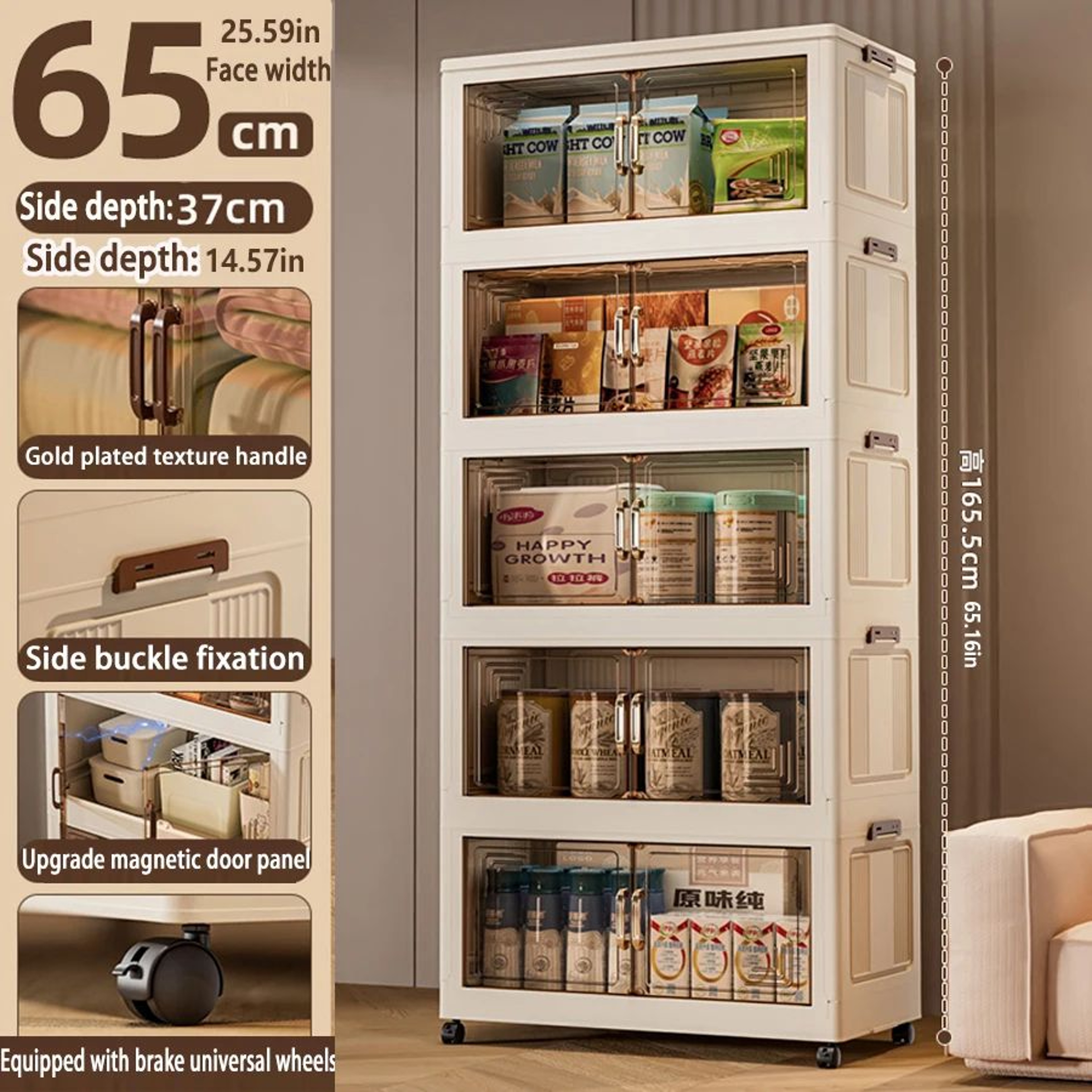 Foldable Storage Cabinet Wardrobe Organizer 22