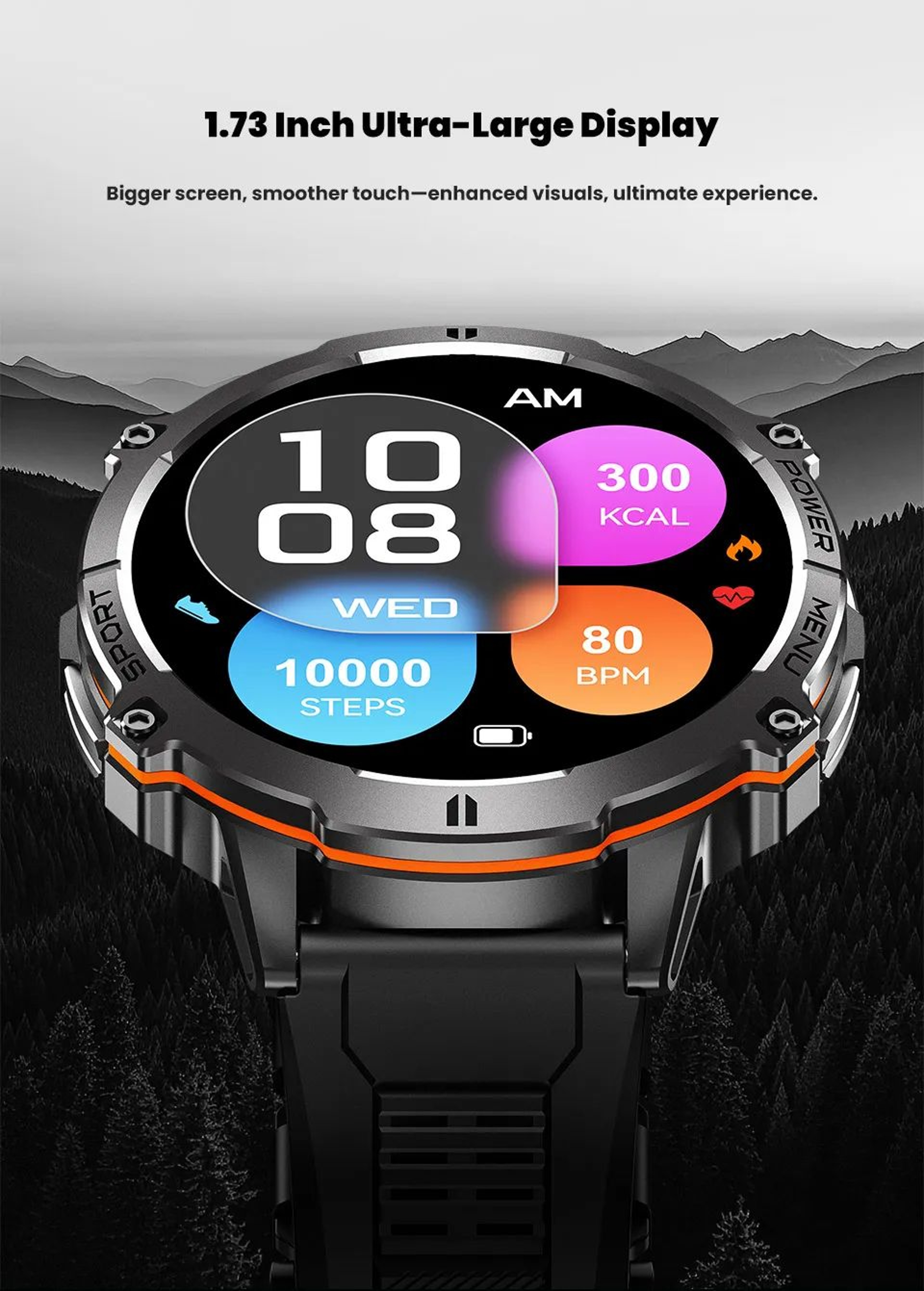 T Rex 3 Military Grade Smartwatch With AMOLED Display 7