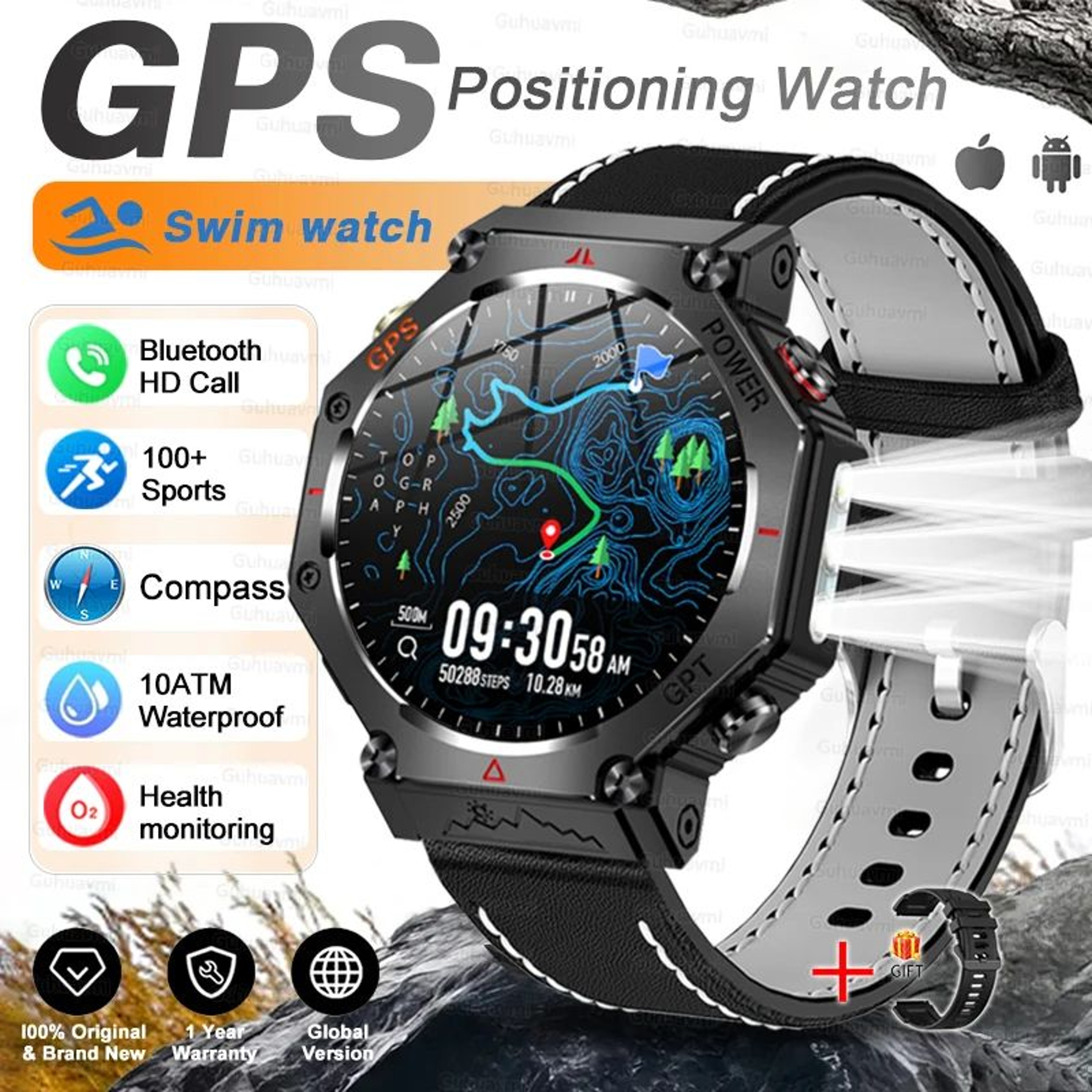 T Rex 3 Ultra Military GPS Smartwatch AMOLED 11