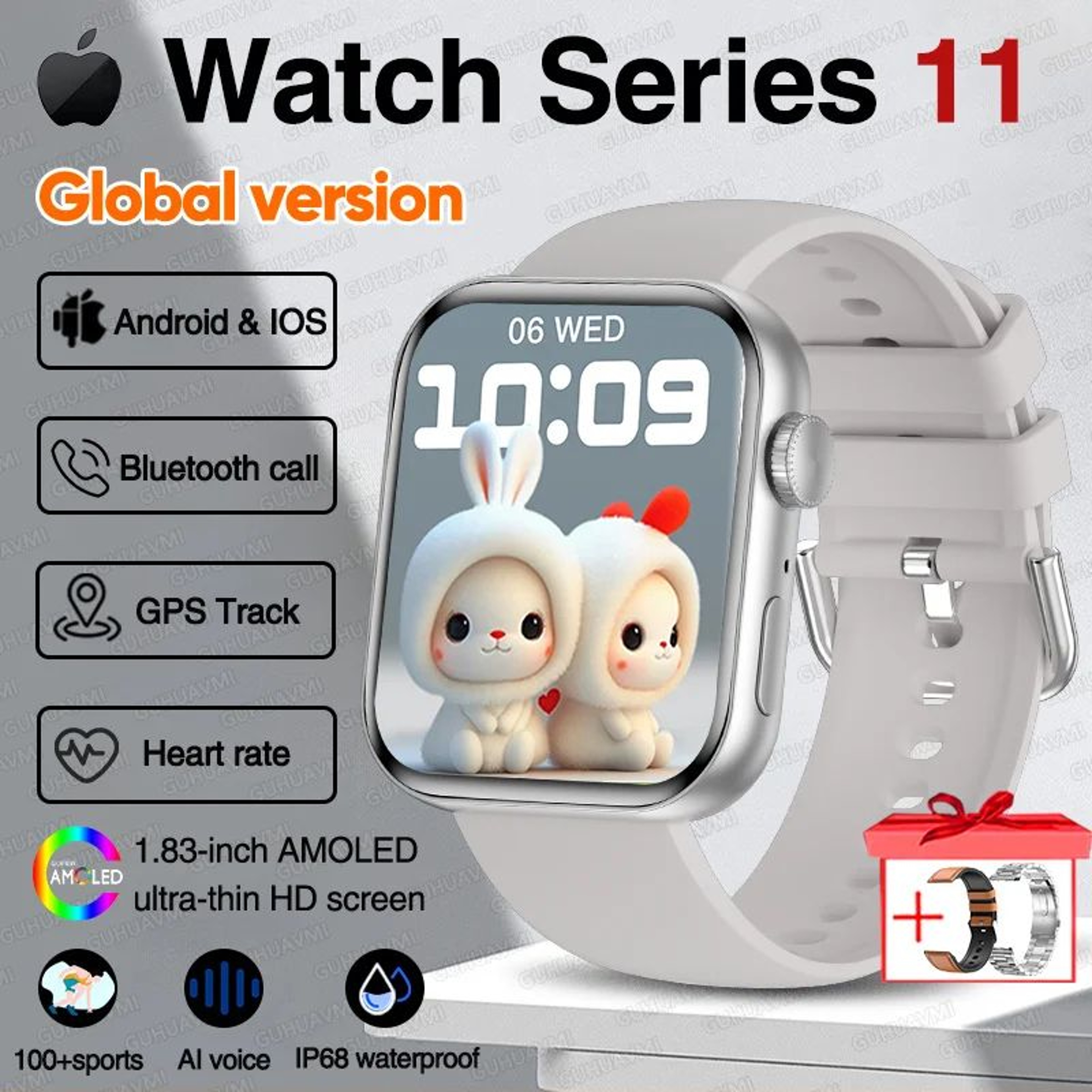AMOLED GPS Smartwatch With NFC And Bluetooth Call 26
