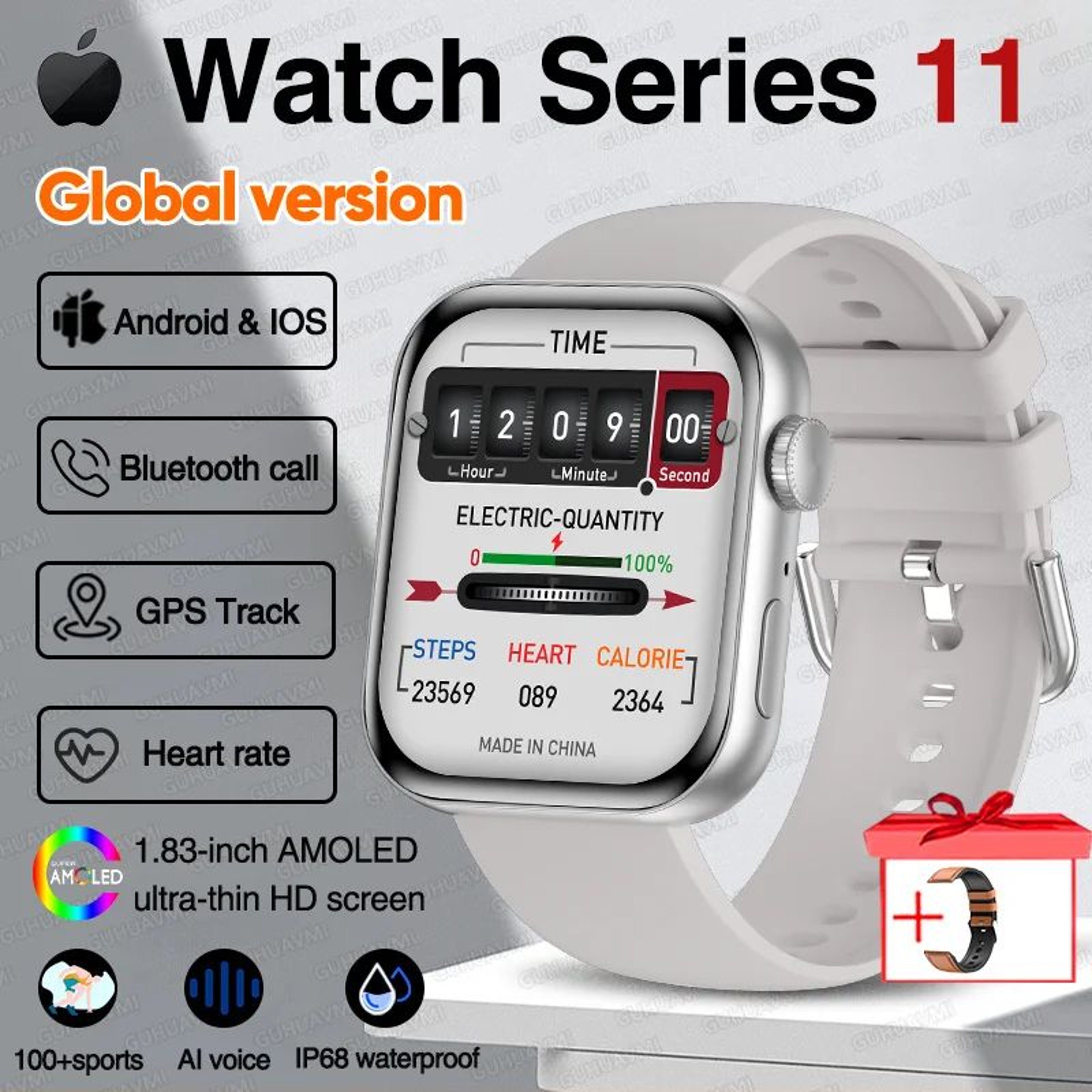 AMOLED GPS Smartwatch With NFC And Bluetooth Call 20