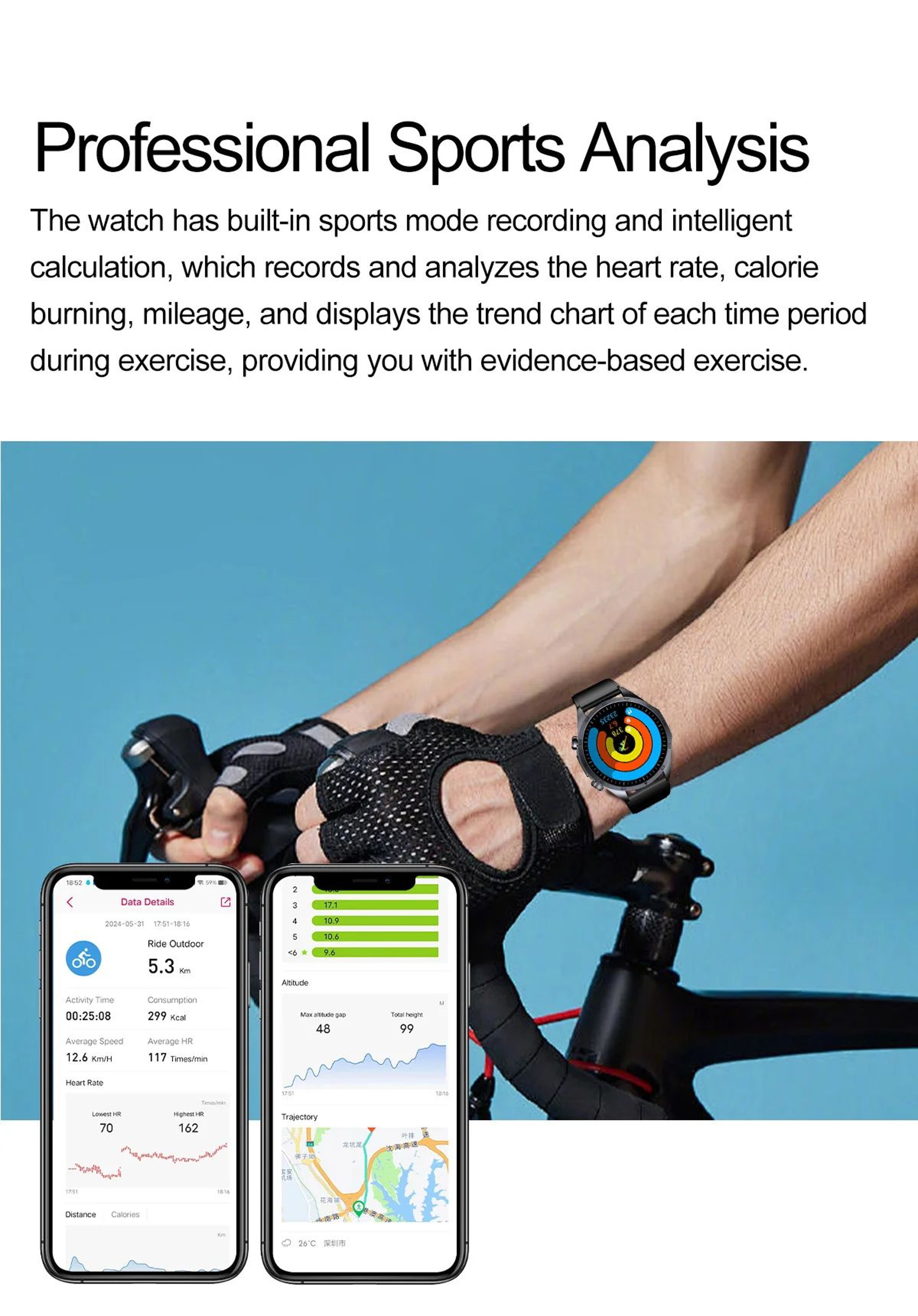 ECG PPG AI Health Smartwatch With Lipid And Uric Monitor 9