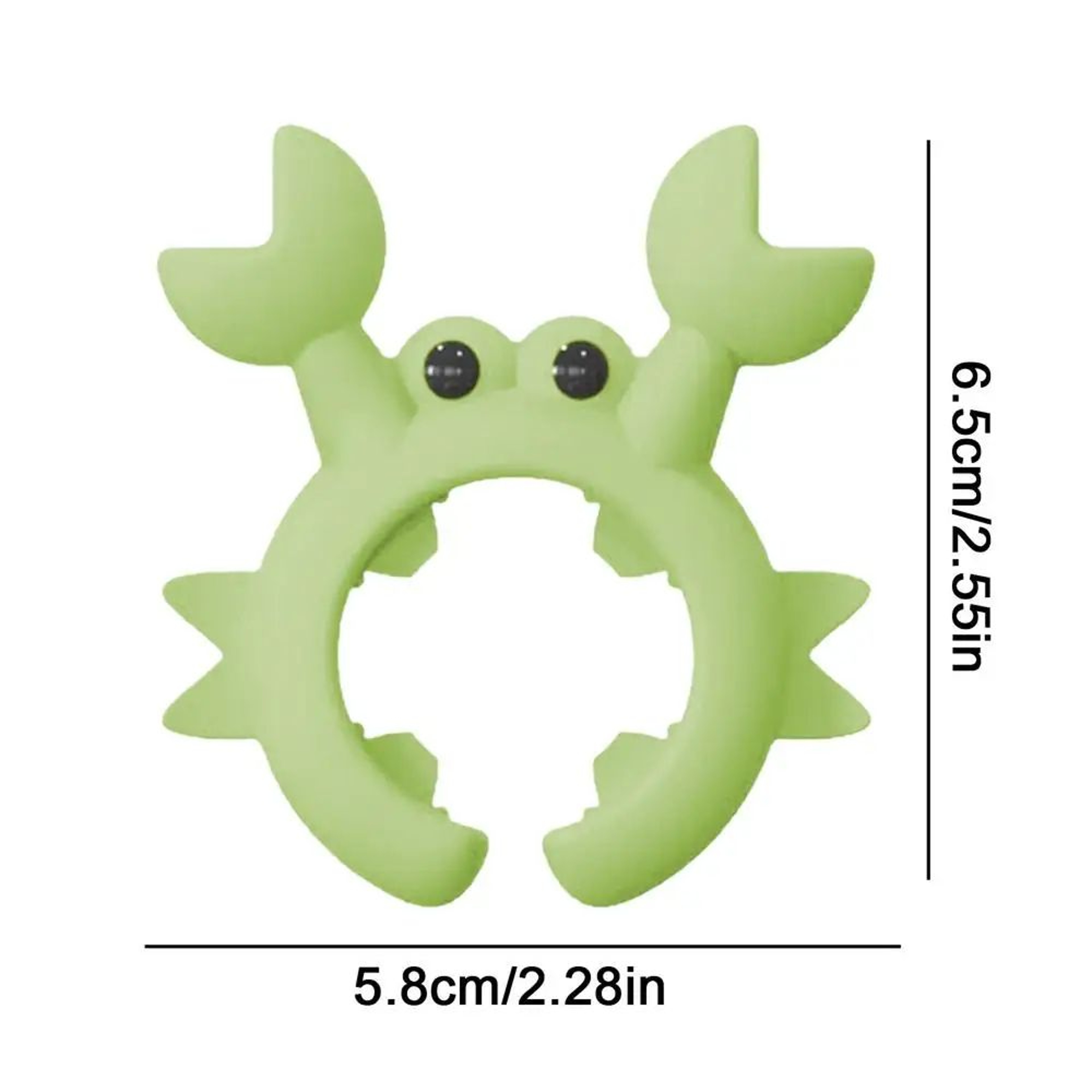 Crab Shaped Silicone Utensil Rest For Mess Free Cooking 6