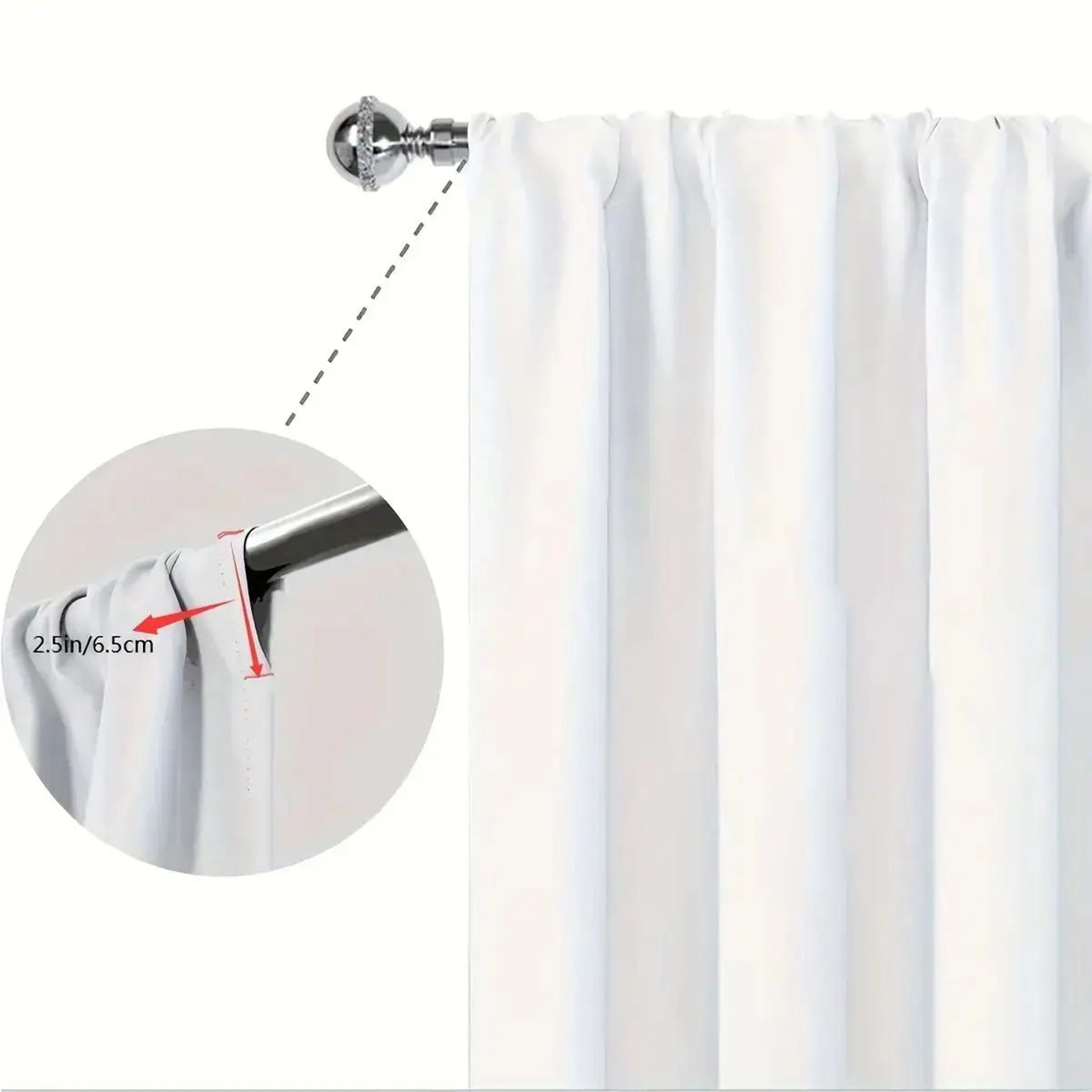 Retro Polka Dot Chicken Cafe Curtains Set 5