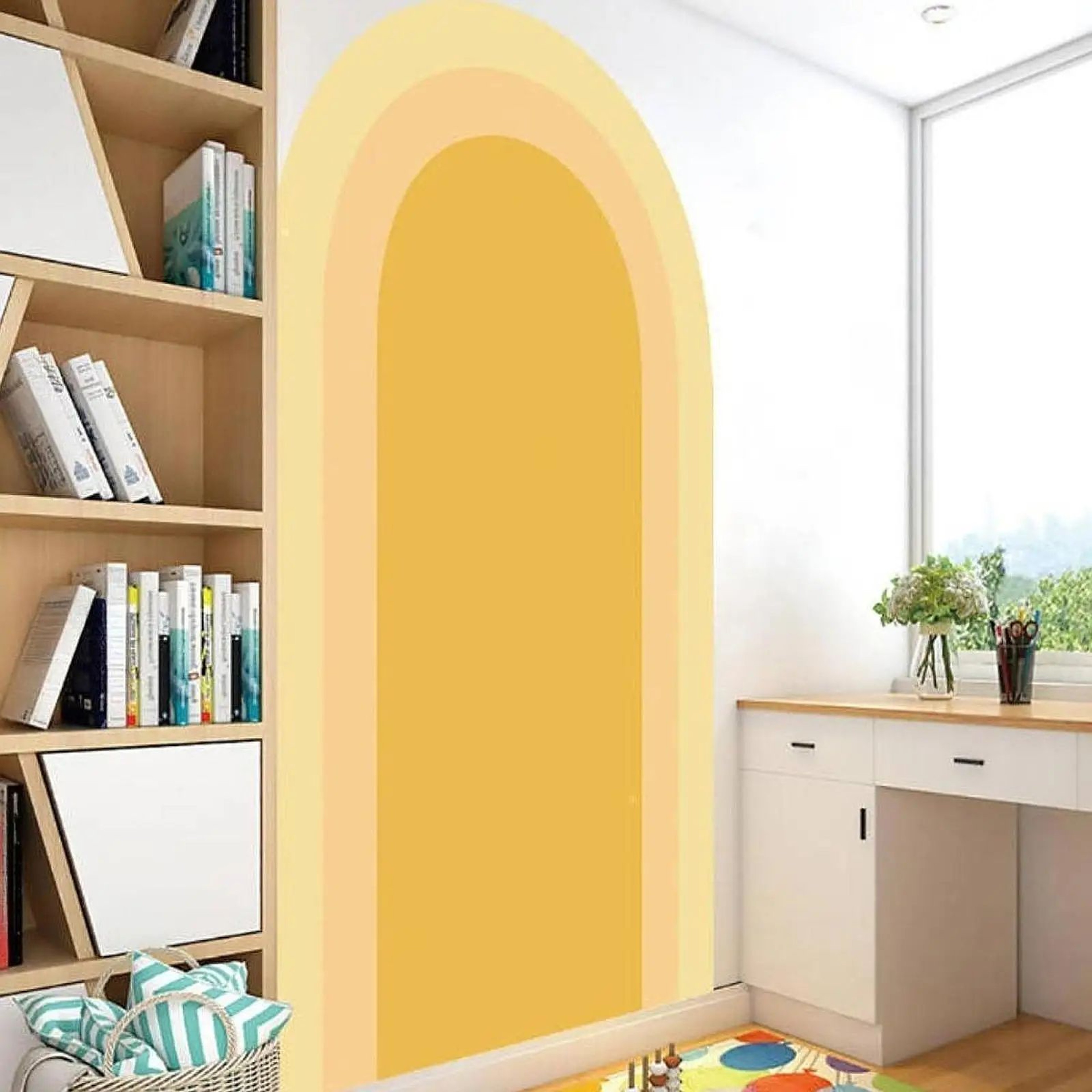Boho Arch Wall Decal PVC Mural Sticker 3