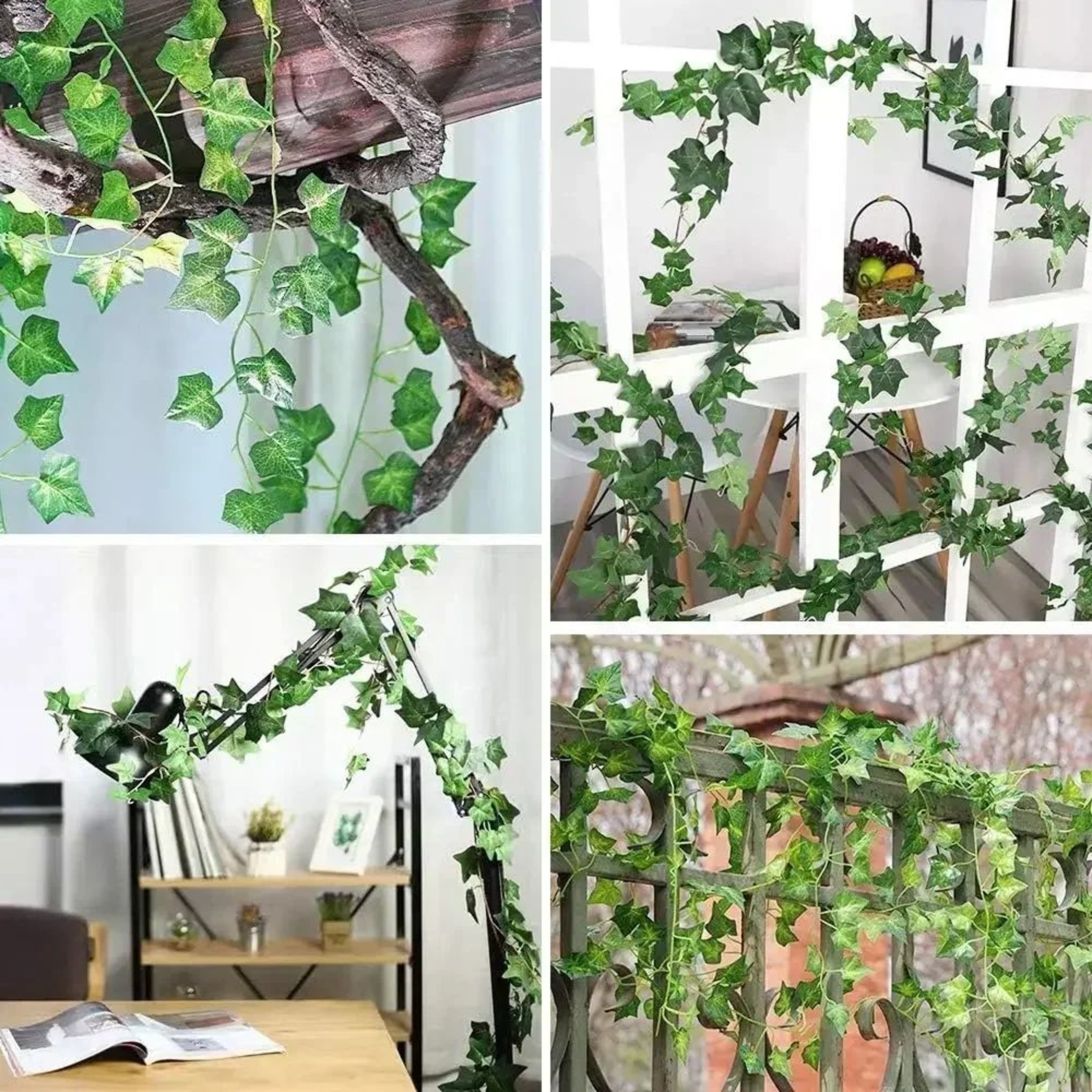 Artificial Ivy Leaf Garland Hanging Vine Decor 13