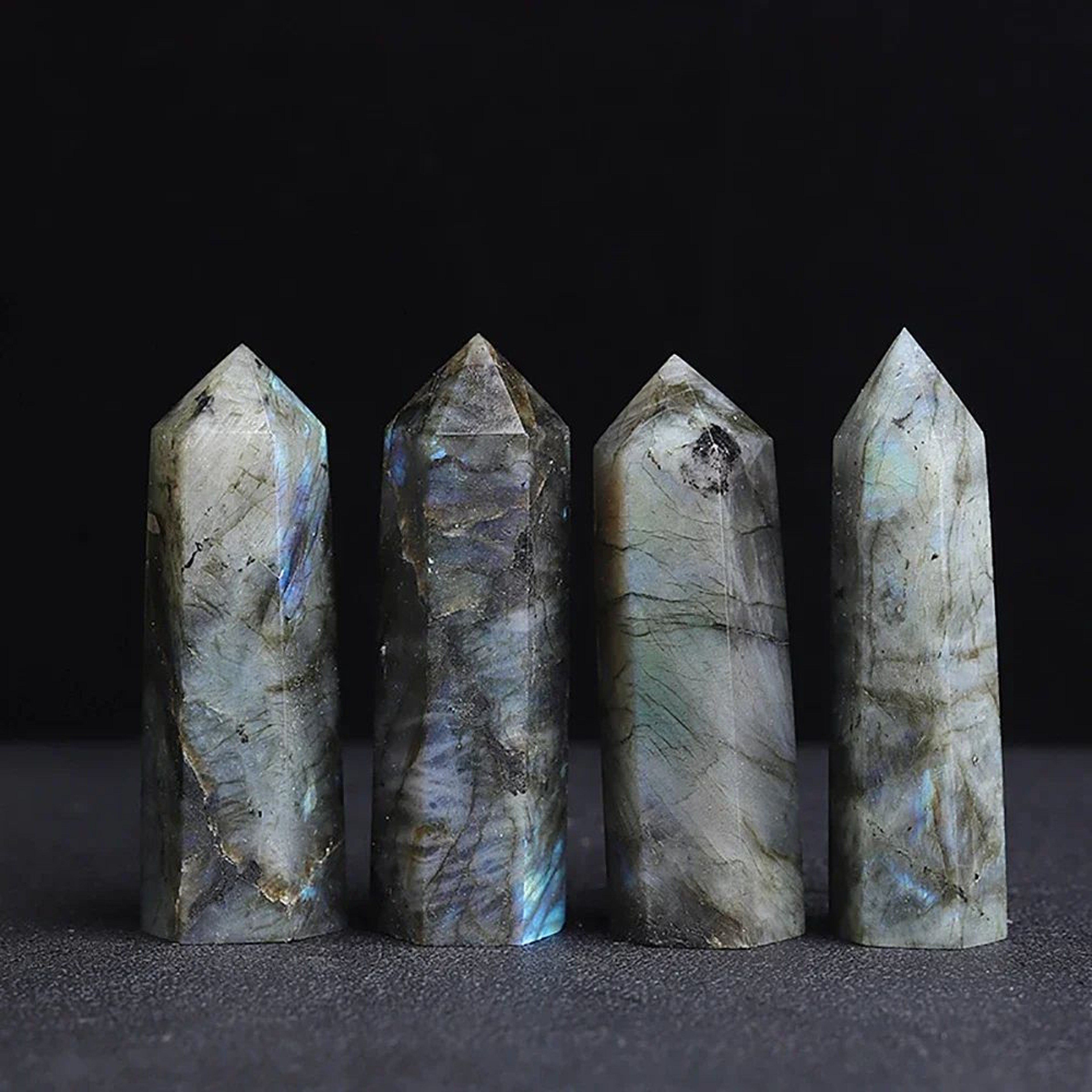 Natural Crystal Healing Wand Point Decor 19