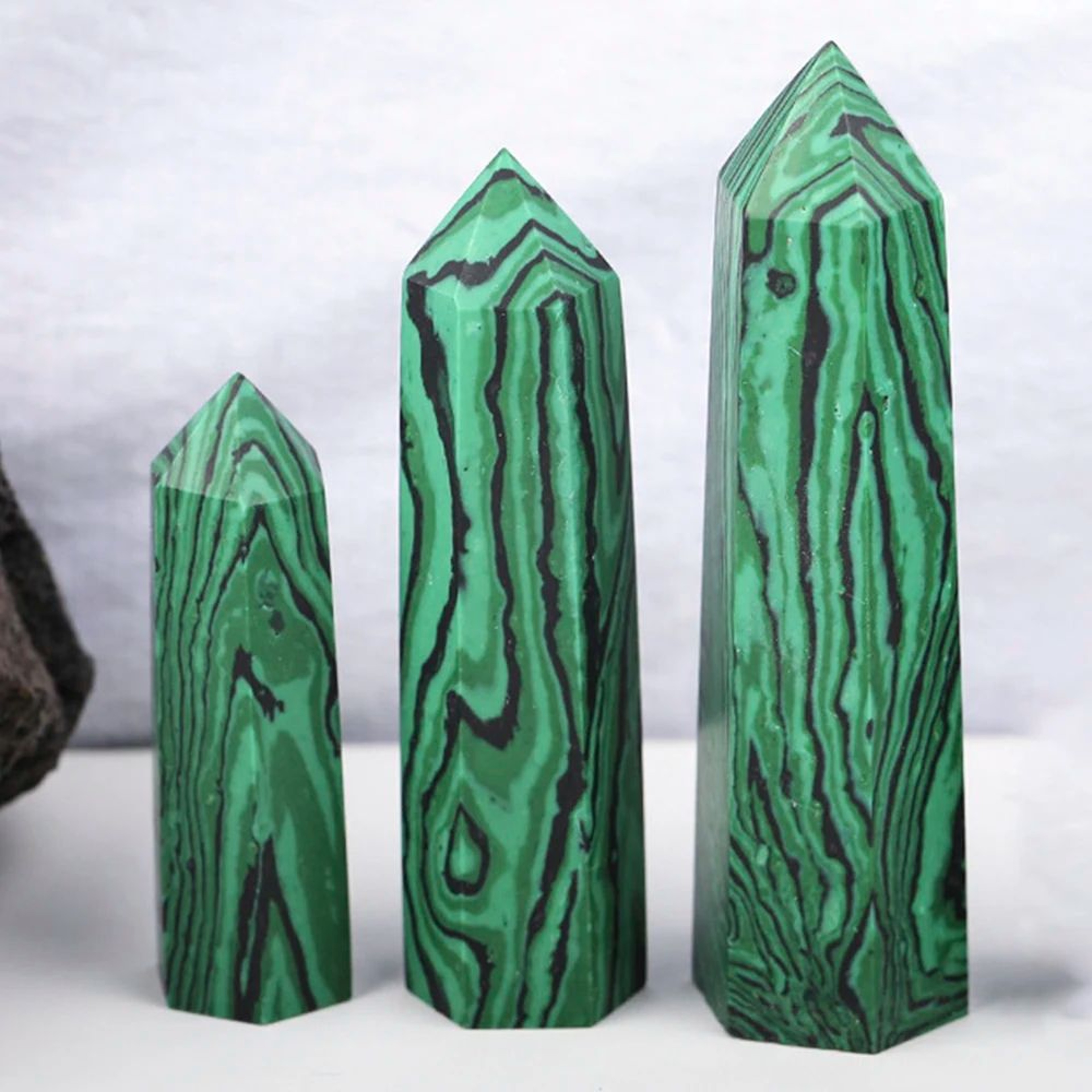Natural Crystal Healing Wand Point Decor 24