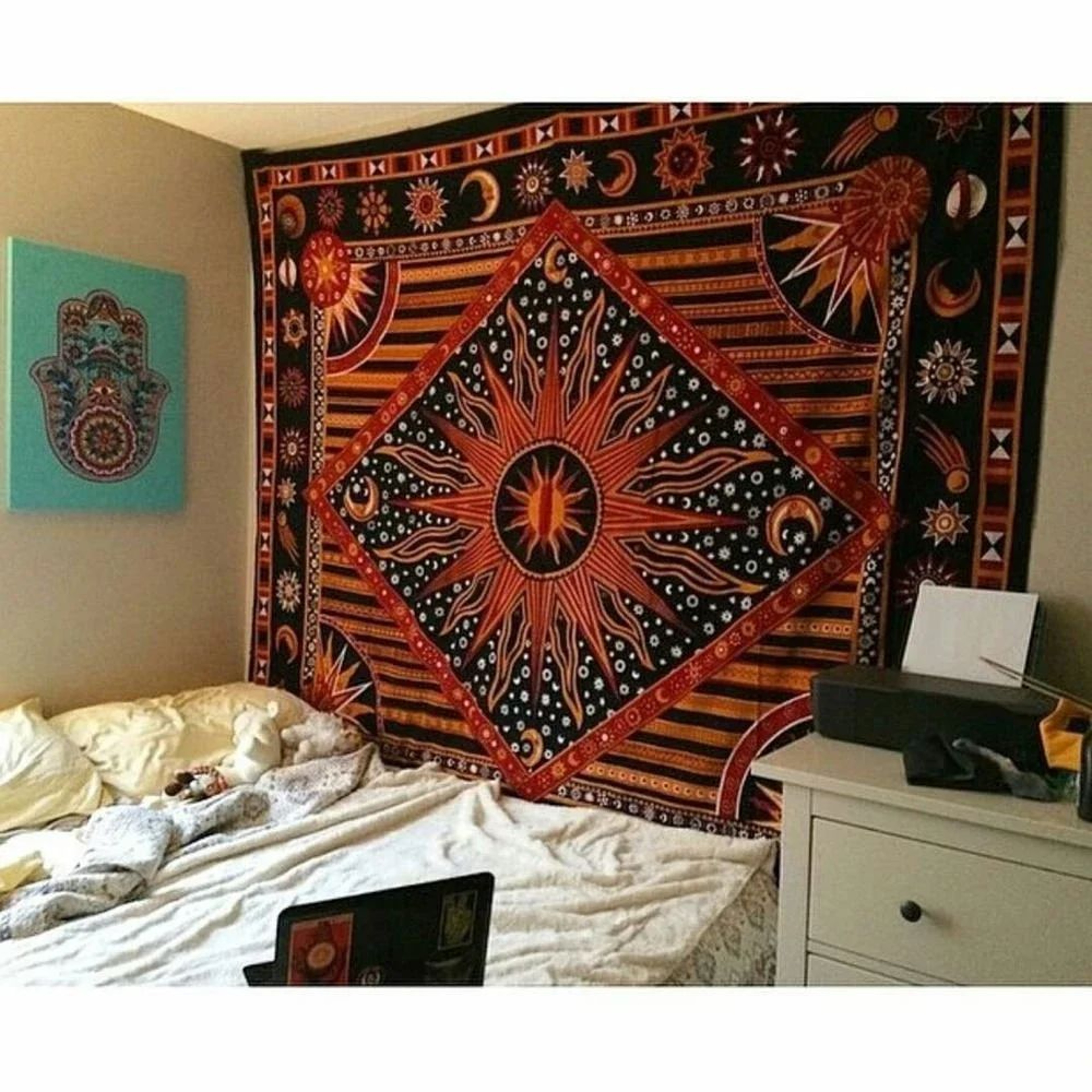Indian Tarot Mandala Boho Tapestry Wall Decor 2