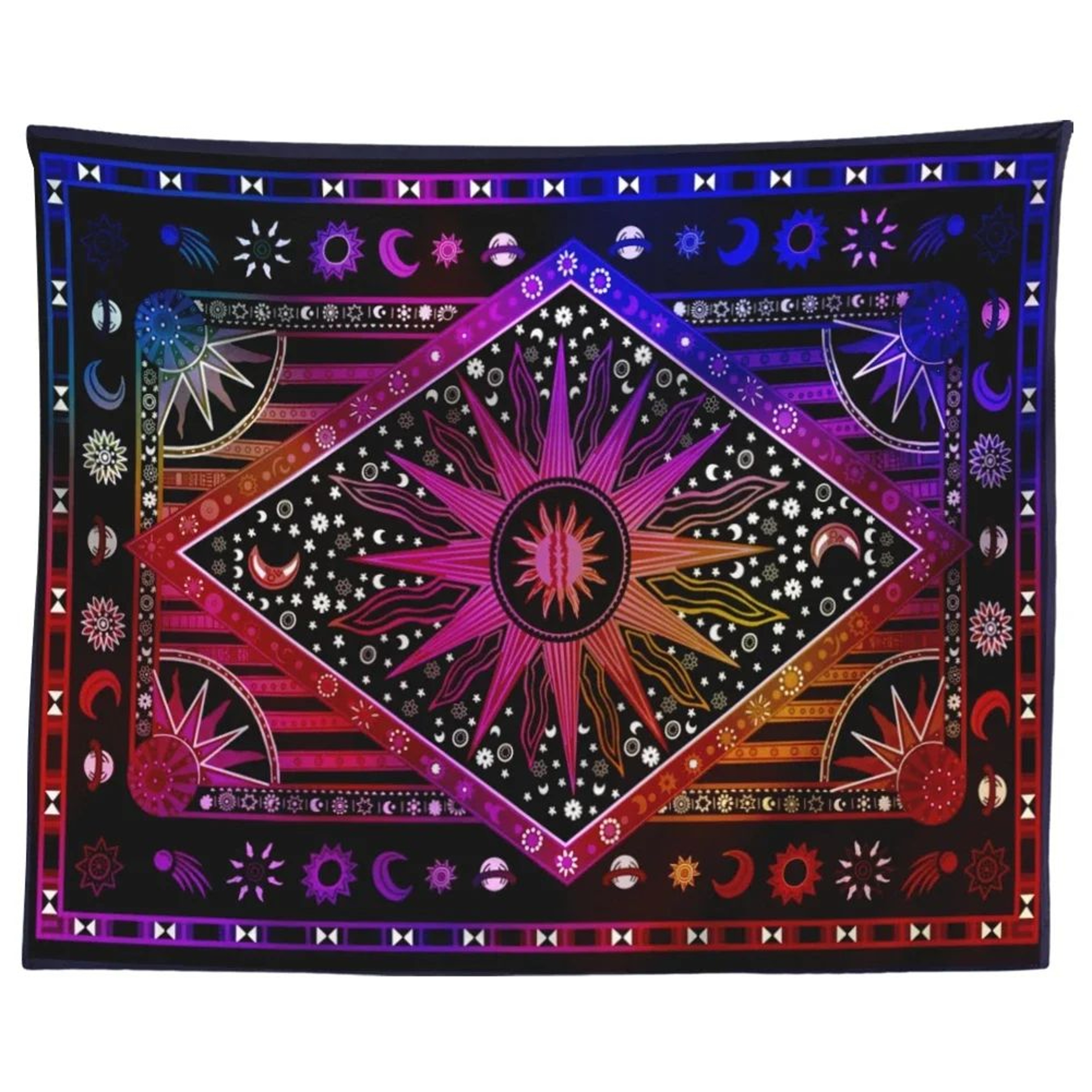 Indian Tarot Mandala Boho Tapestry Wall Decor 8