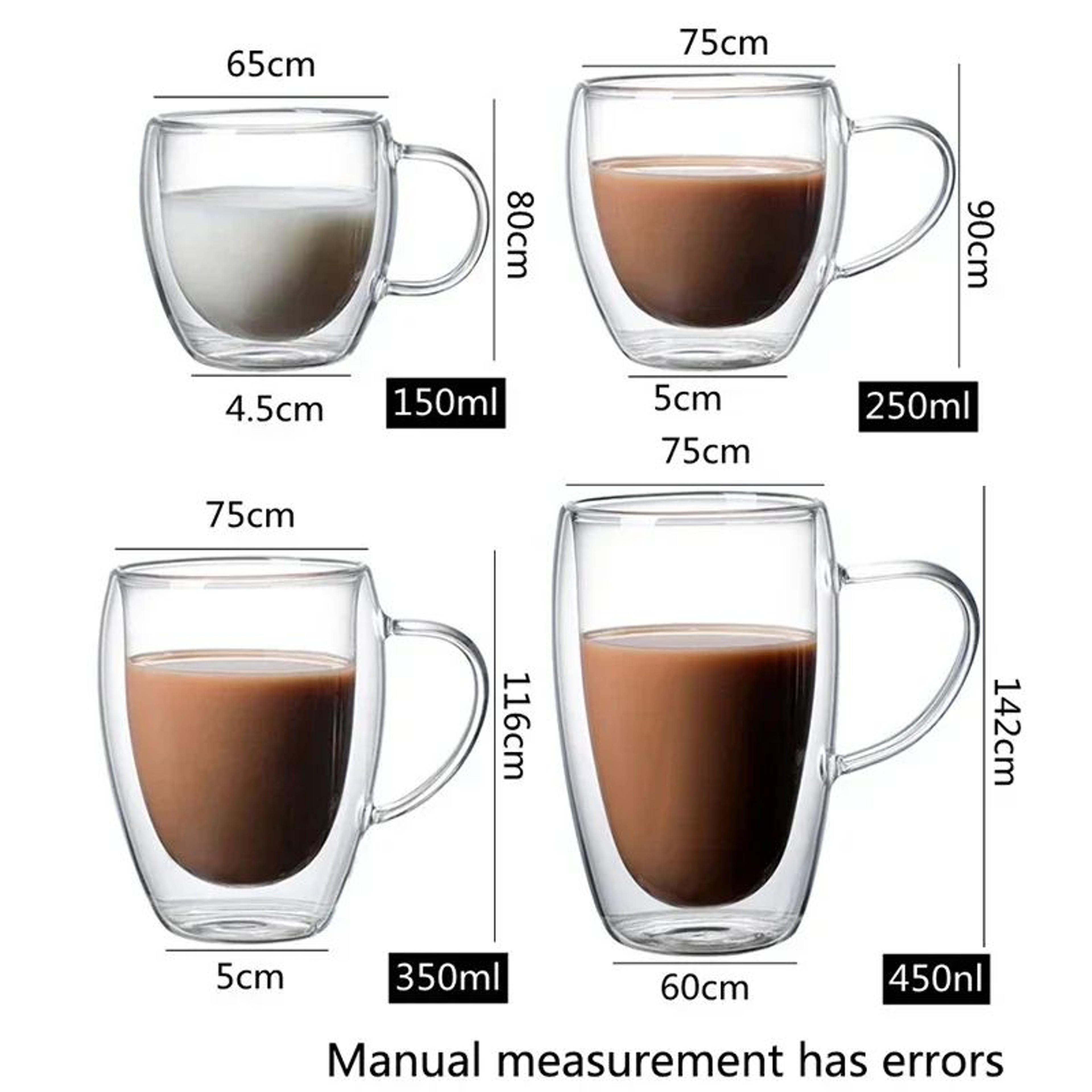 Double Wall Heat Resistant Glass Cup 4