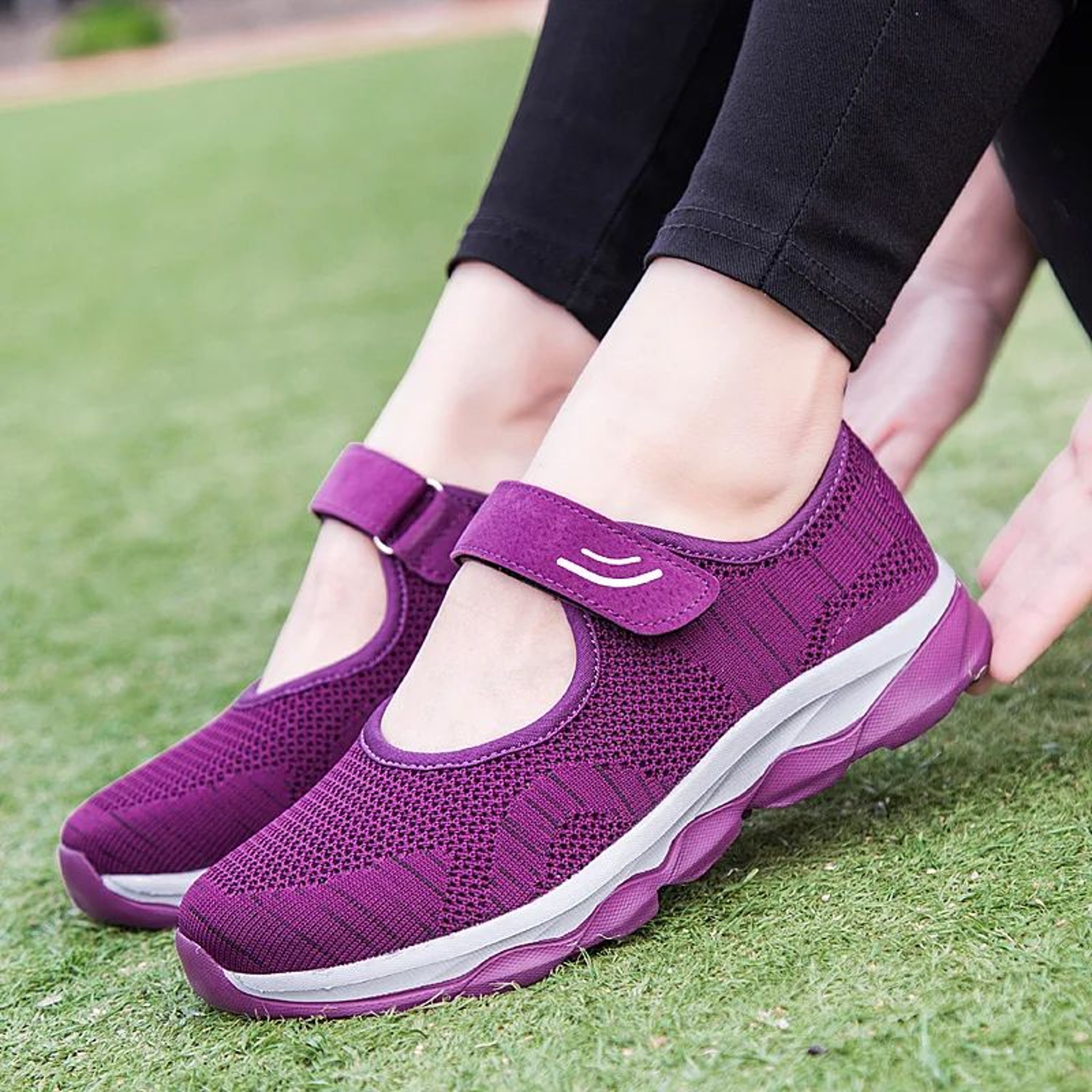 Breathable Mesh Platform Sneakers For Women 13