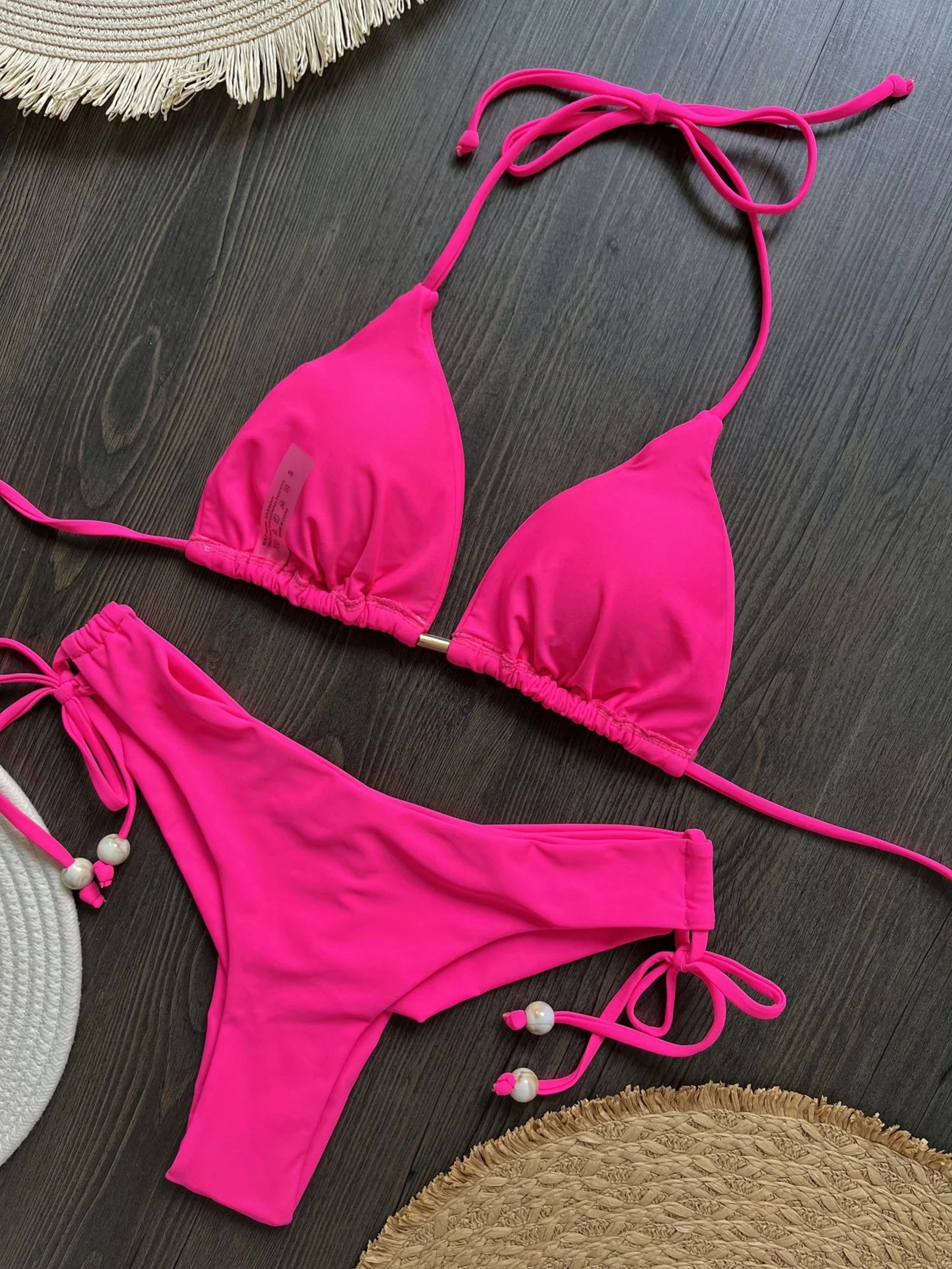 Sexy Triangle Chain Bikini Set For Women 4