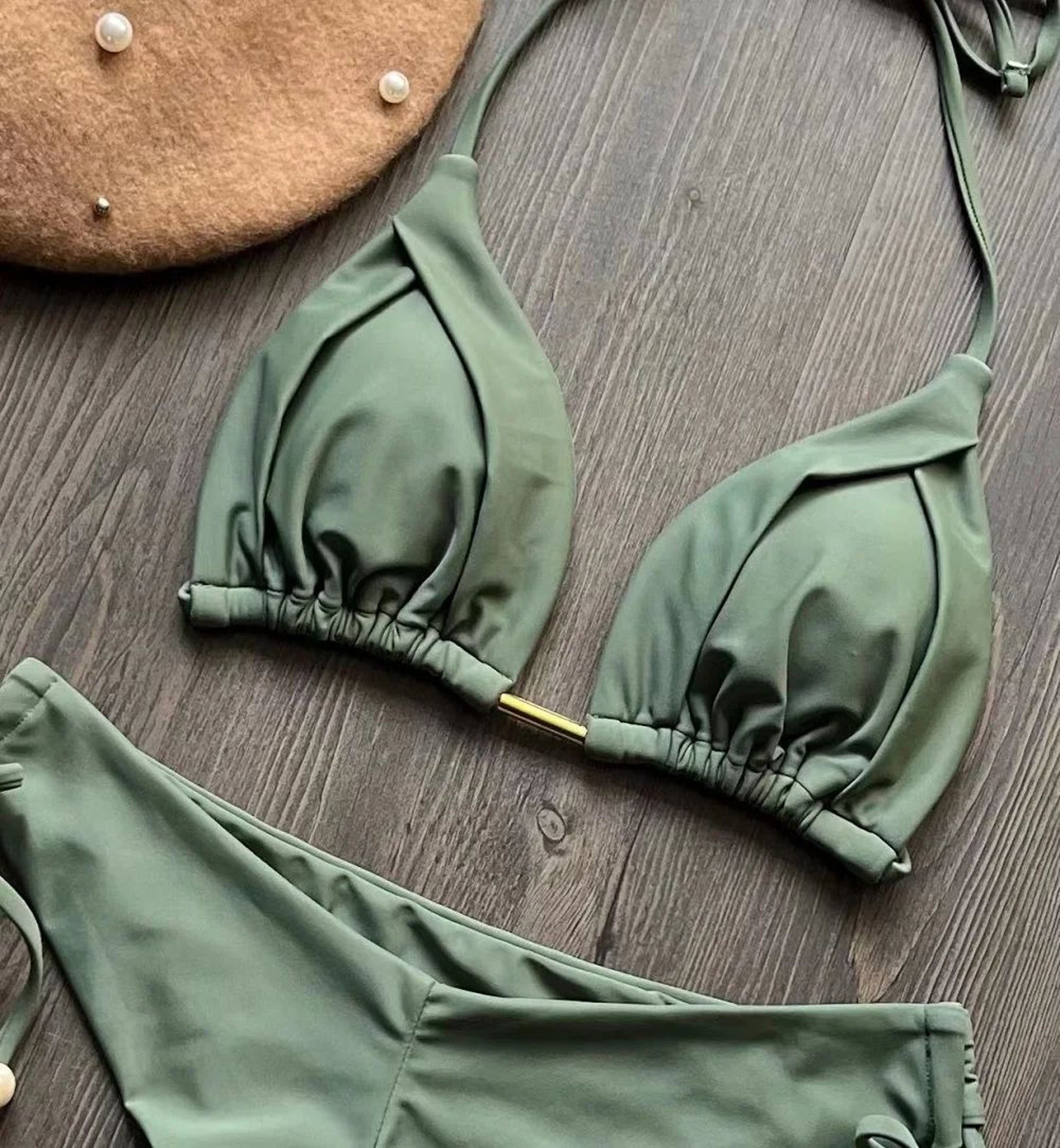 Sexy Triangle Chain Bikini Set For Women 17