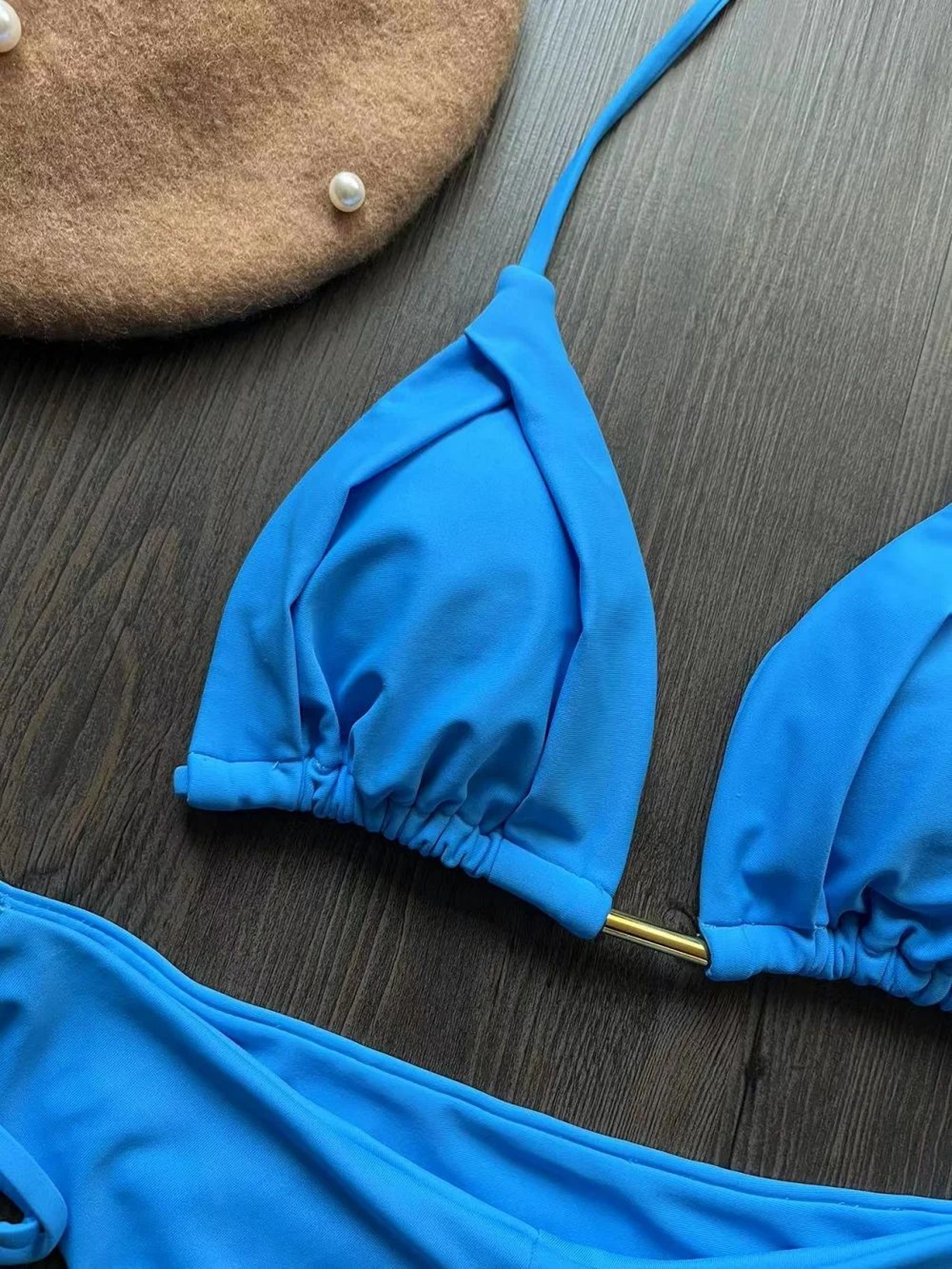 Sexy Triangle Chain Bikini Set For Women 10