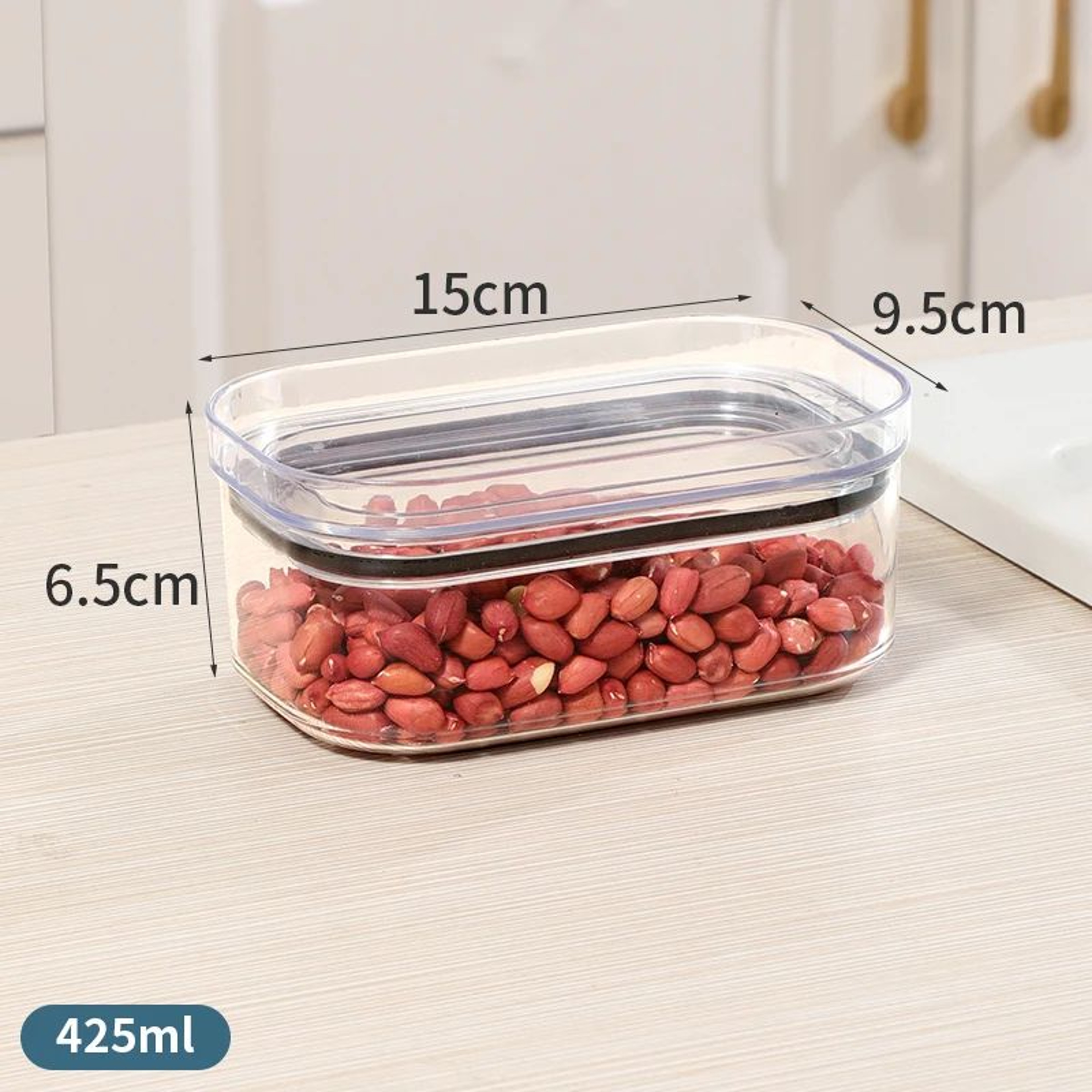 4pcs Airtight Grain Storage Containers Set 13