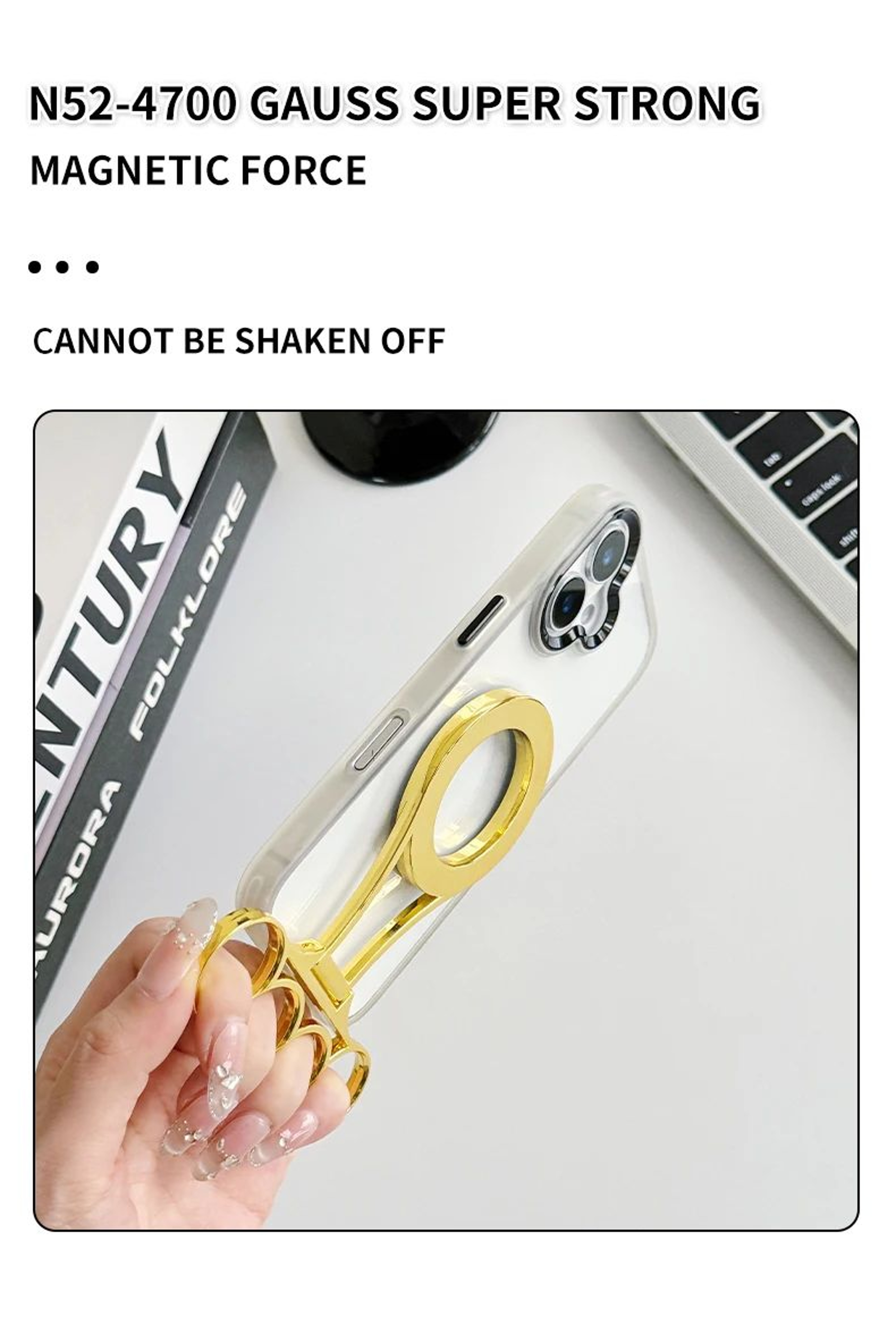 Dual Magnetic Phone Holder With 360 Rotation 3