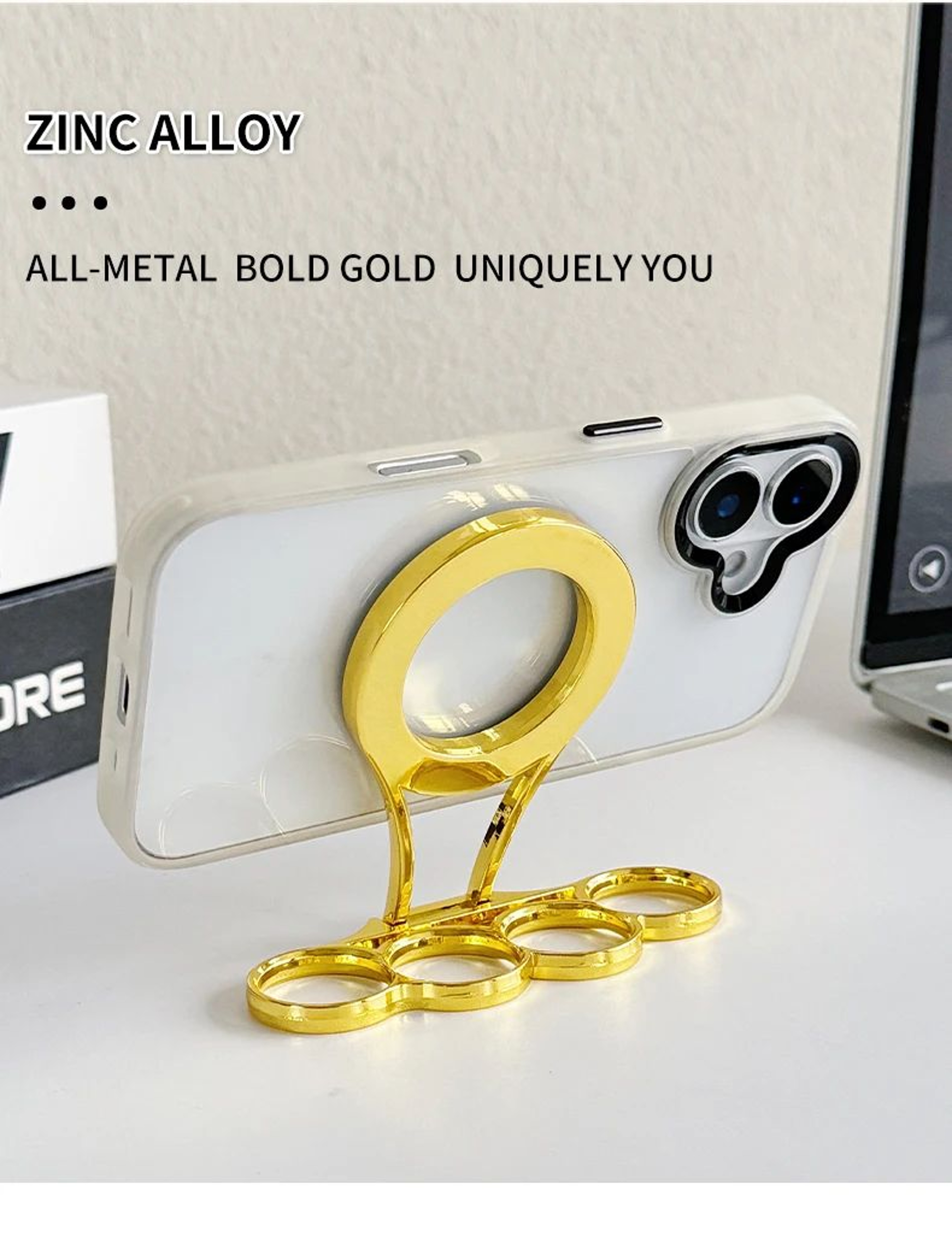 Dual Magnetic Phone Holder With 360 Rotation 6