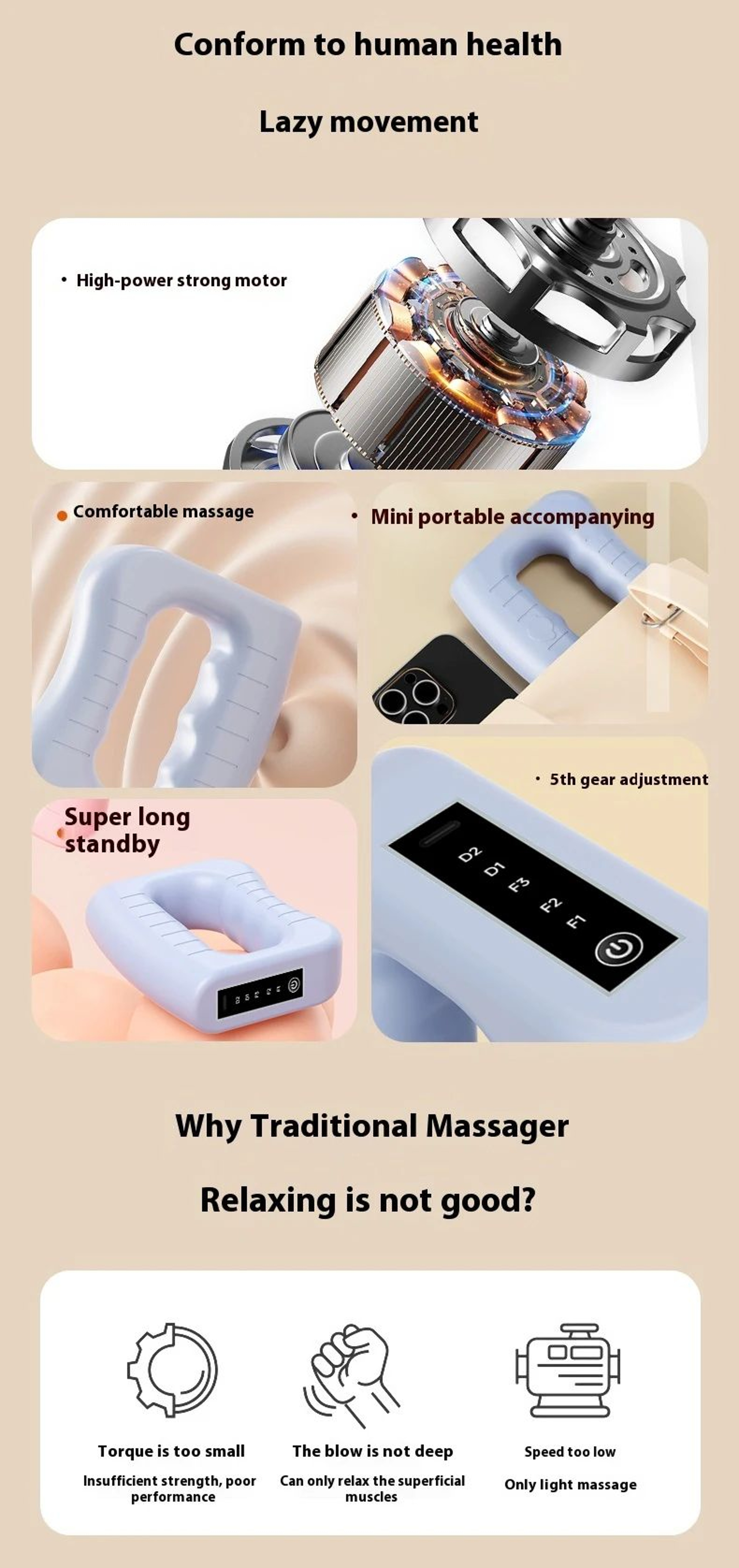 Electric Body Fascia Massage Ring With Vibration 7