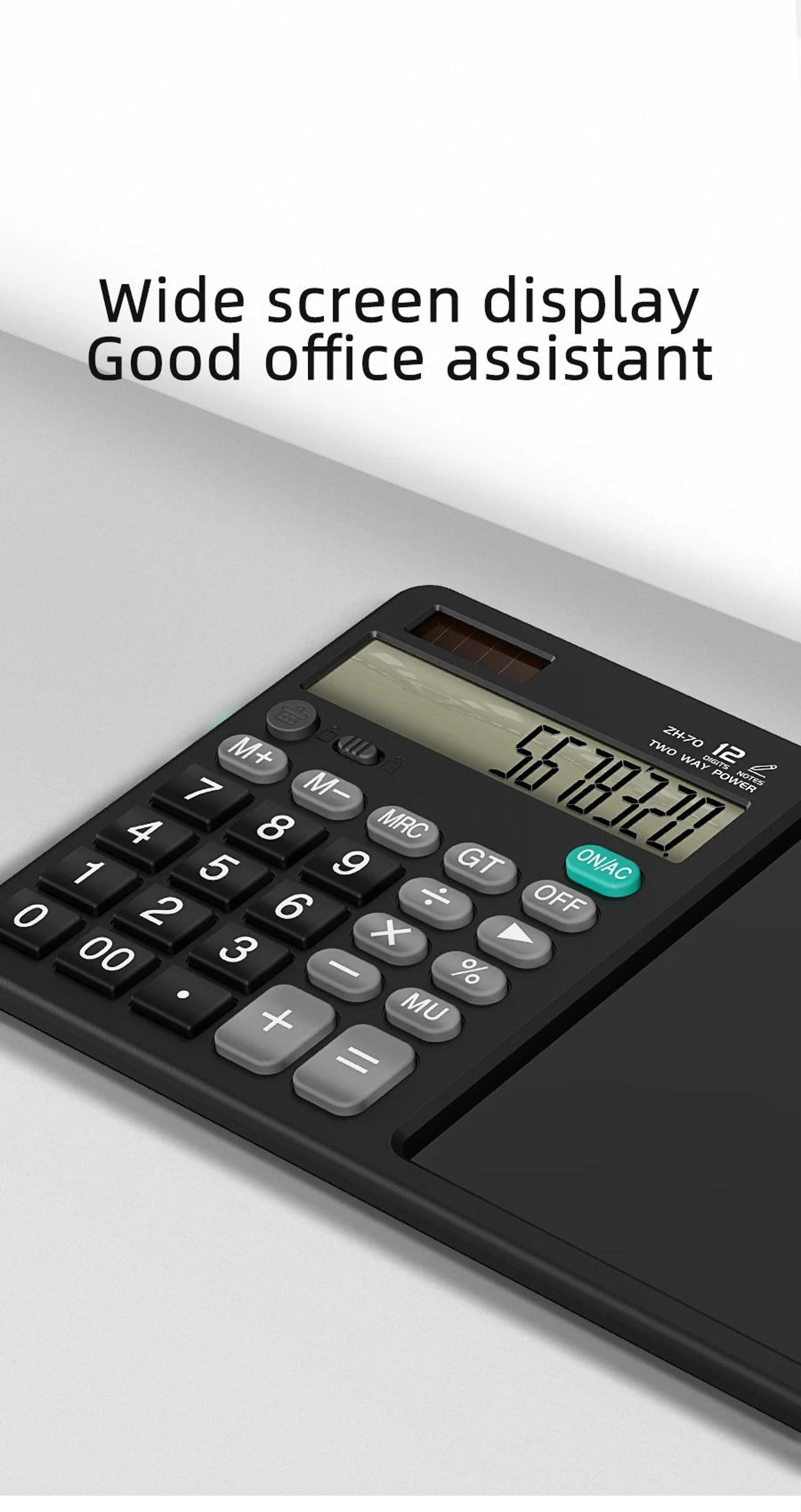 Calculator Writing Tablet With Stylus Foldable Design 9