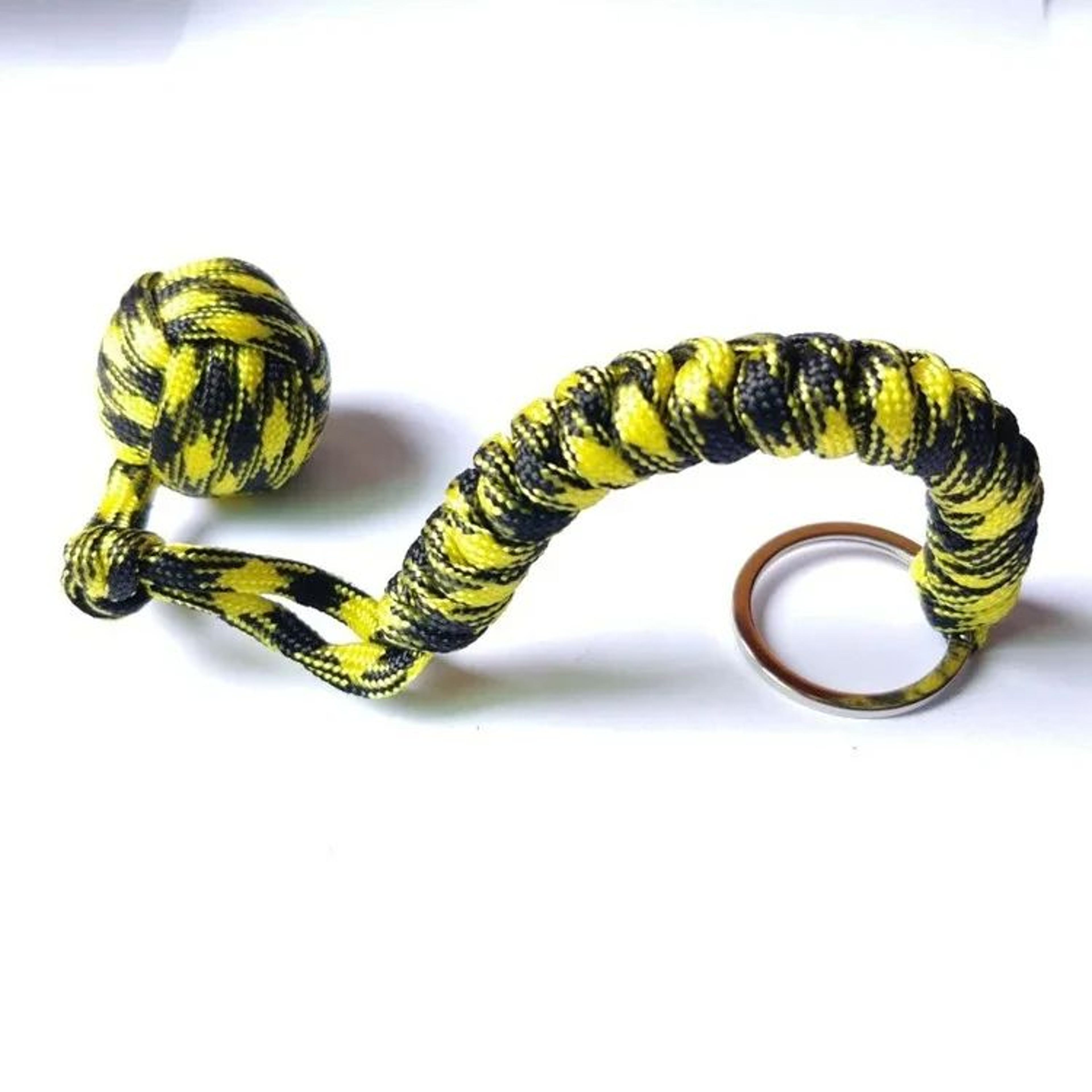 Paracord Monkey Fist Keychain Outdoor Survival Tool 12