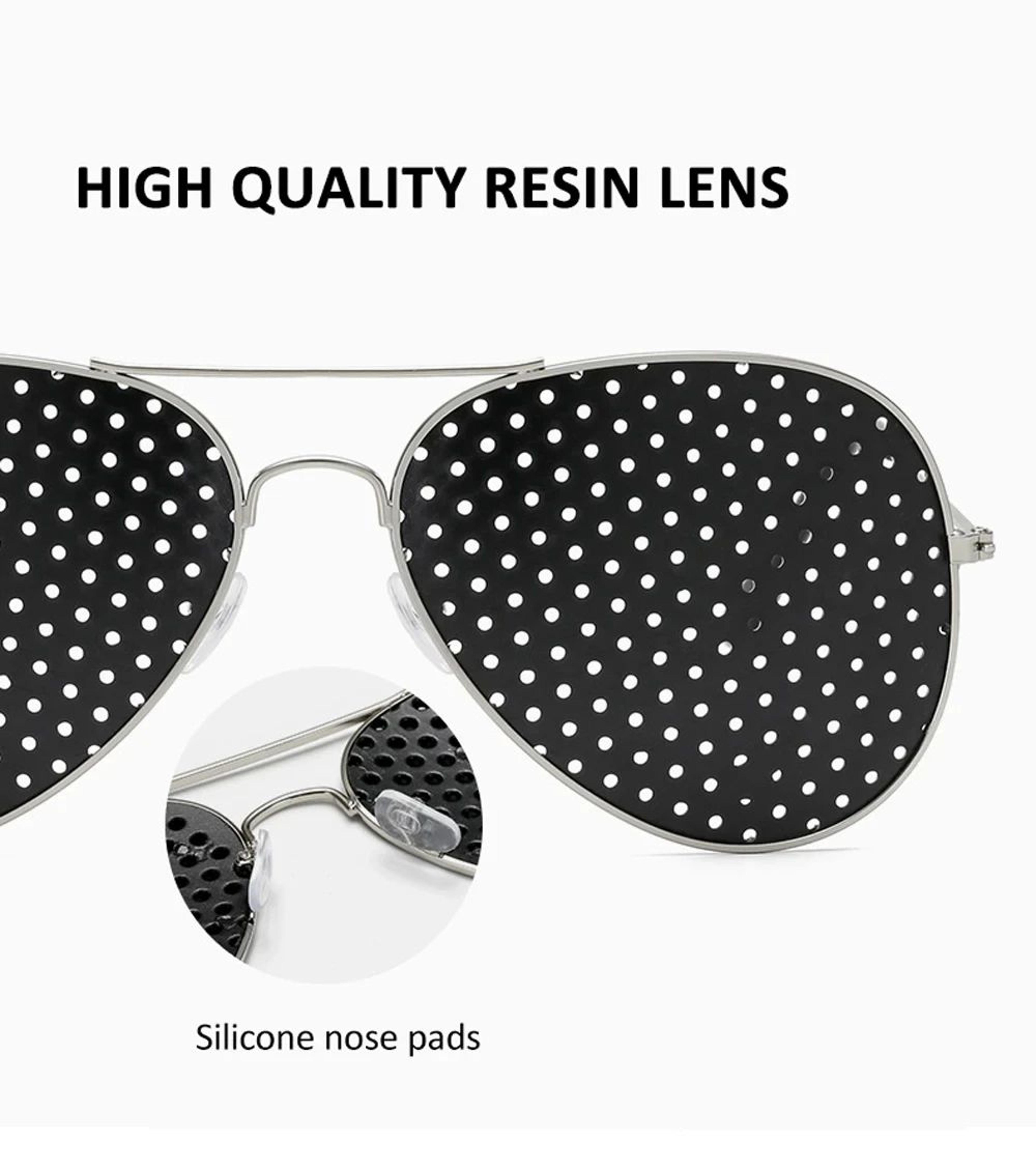 Pinhole Vision Correction Glasses Anti Fatigue Eye Care 16