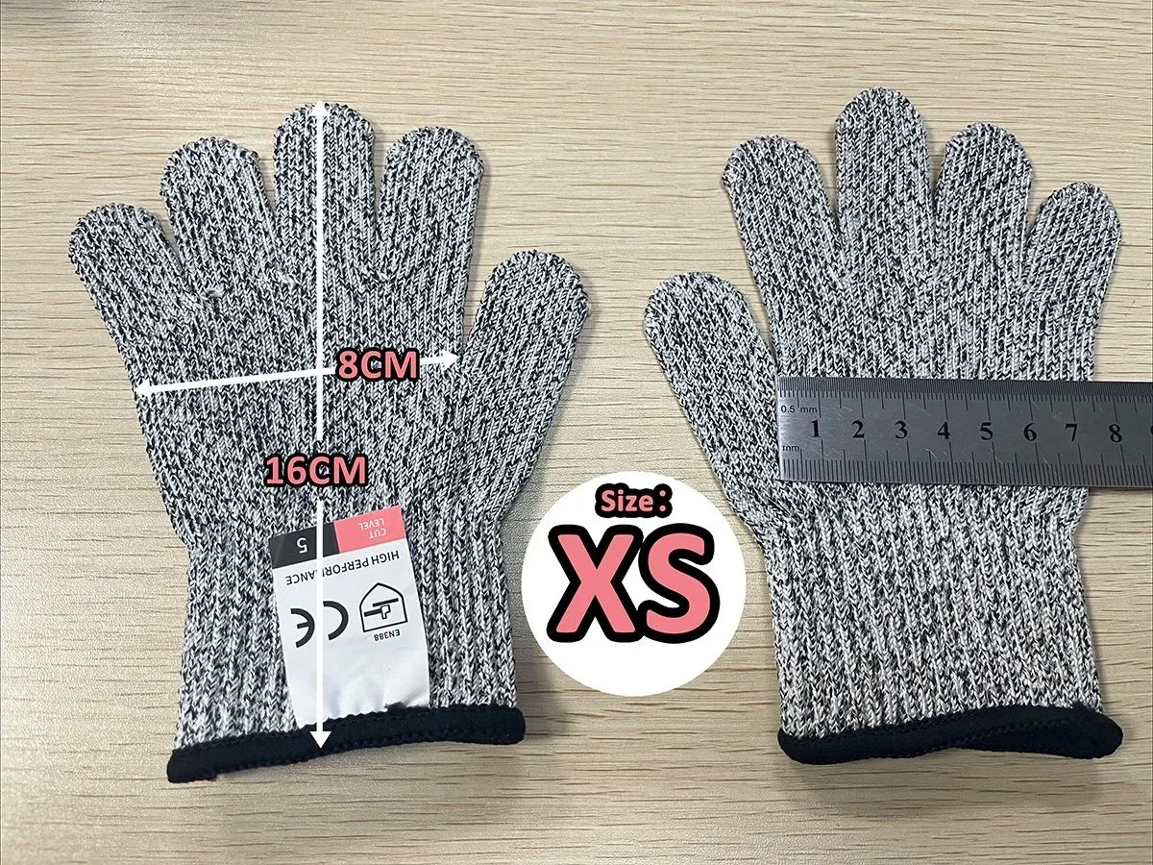 MultiPurpose HPPE Level 5 Cut Resistant Safety Gloves 7