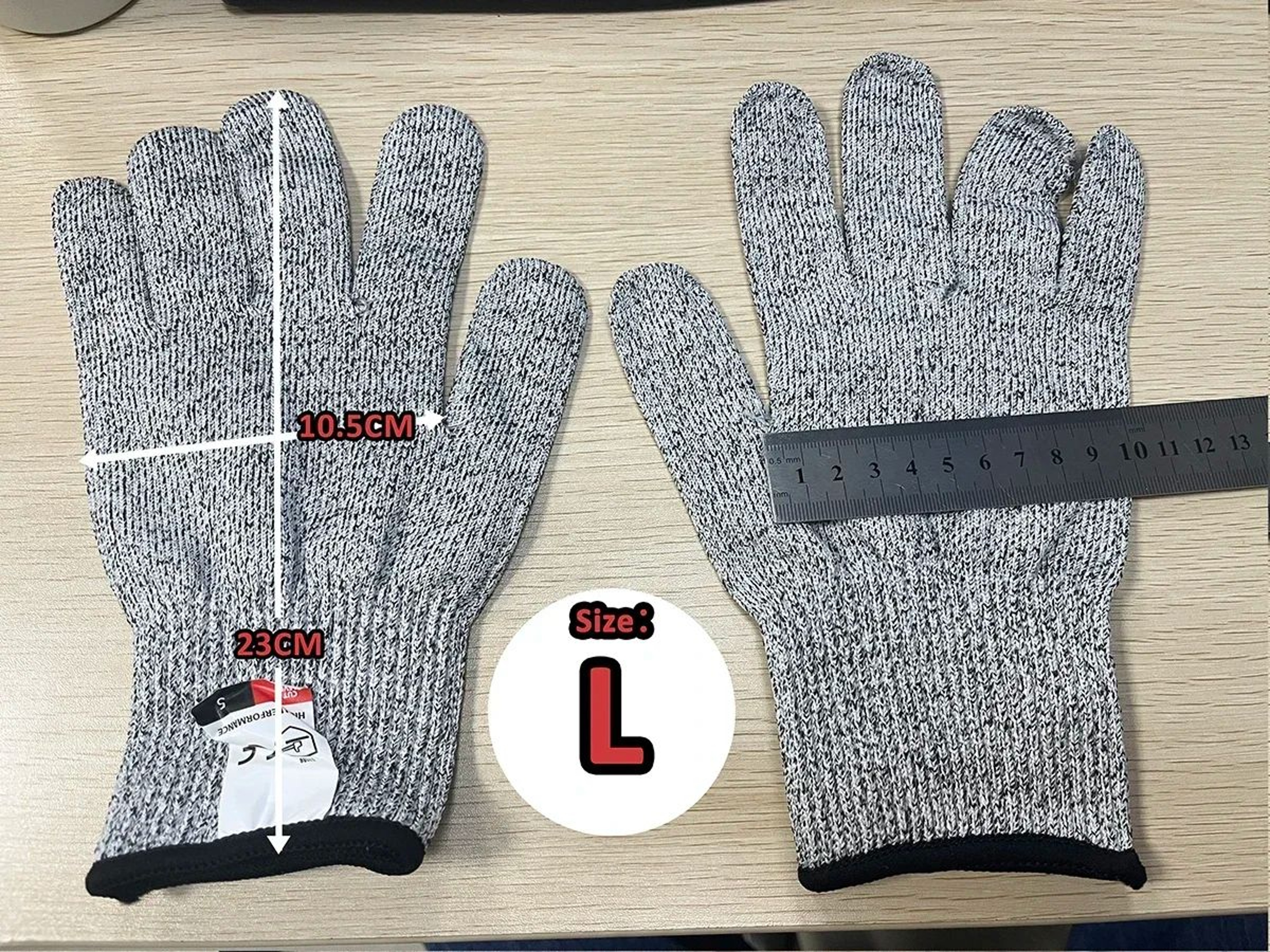 MultiPurpose HPPE Level 5 Cut Resistant Safety Gloves 10