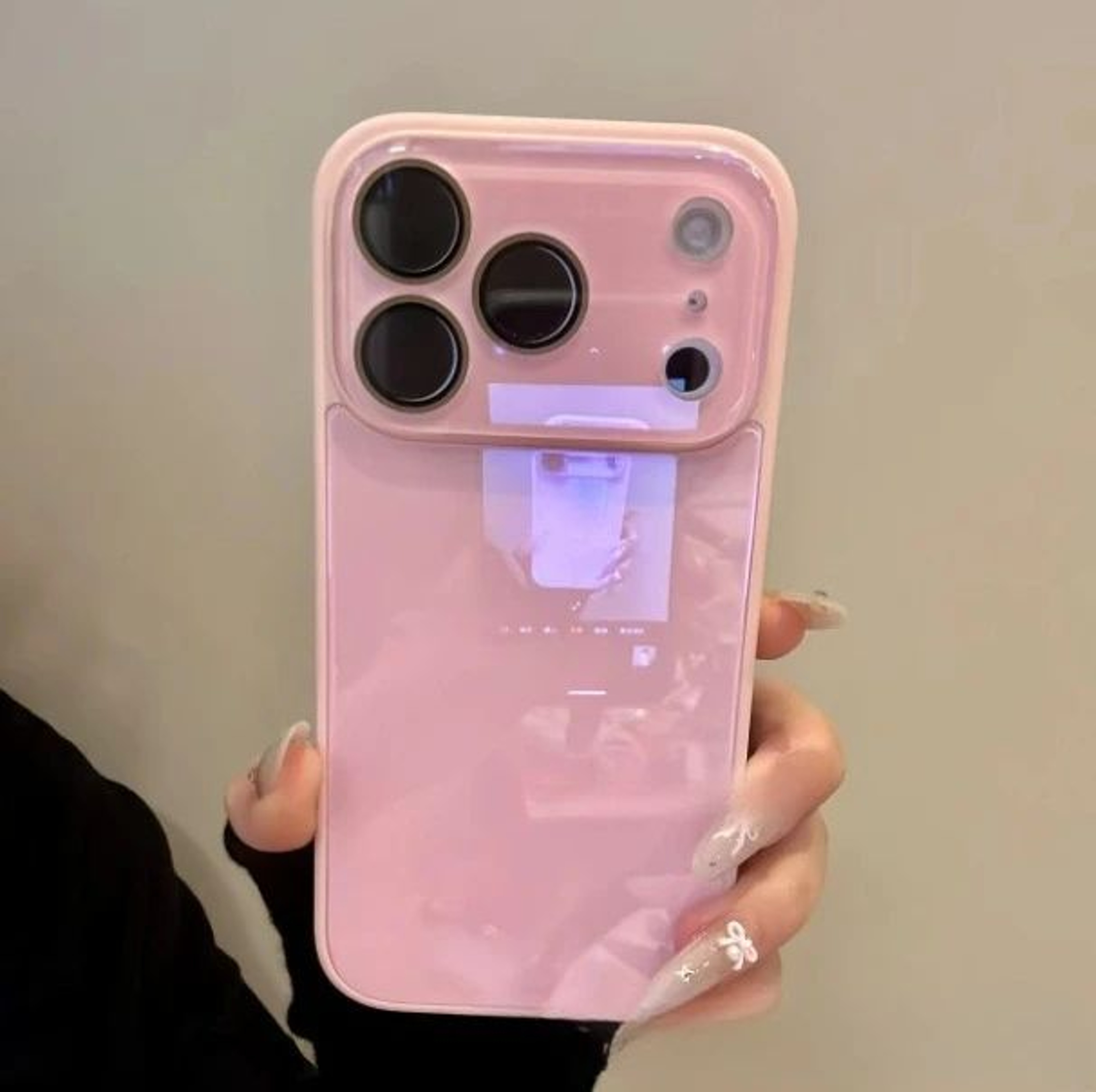 Candy Color Tempered Glass IPhone Case With Camera Protection 3