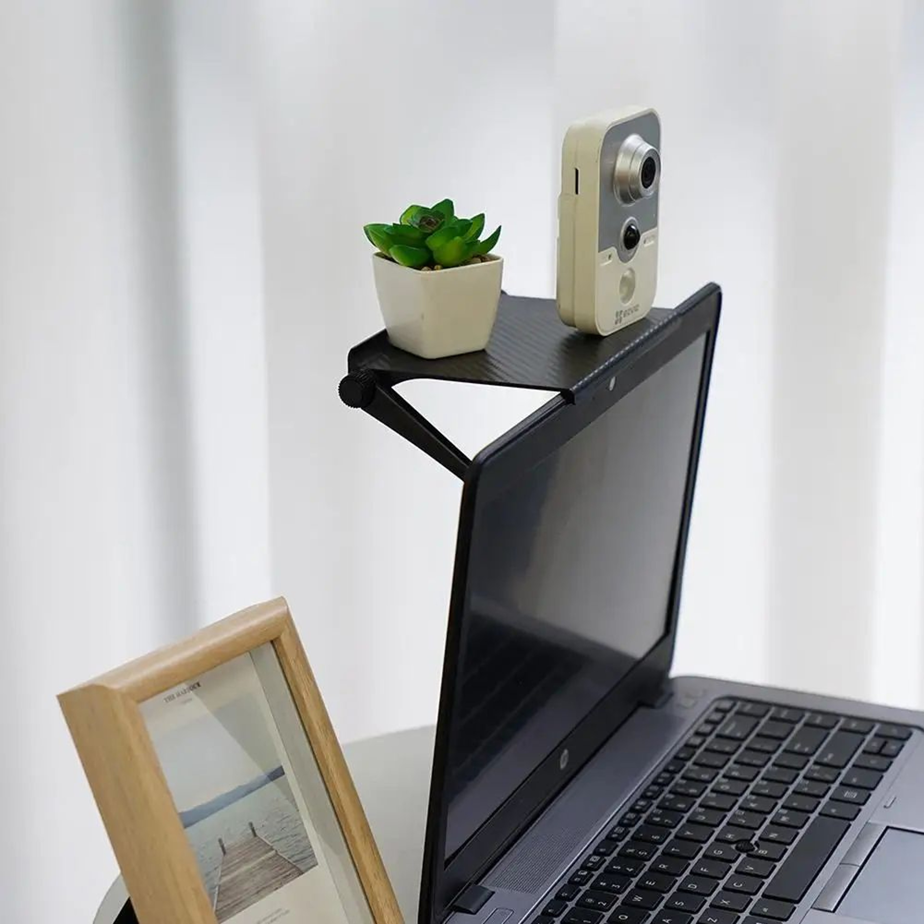Adjustable TV Screen Top Shelf Organizer 3