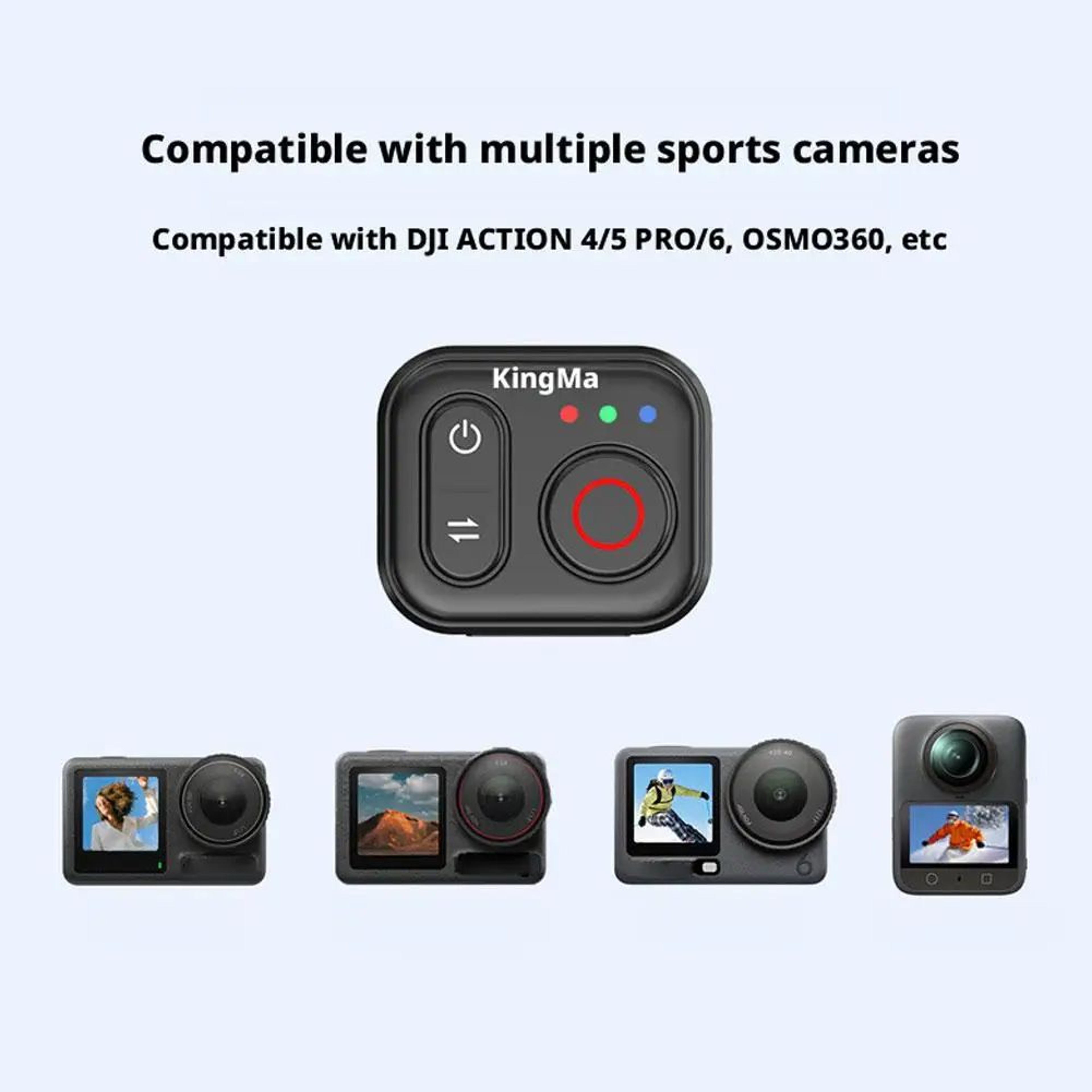 Bluetooth Remote Selfie Stick For DJI Action Camera 5