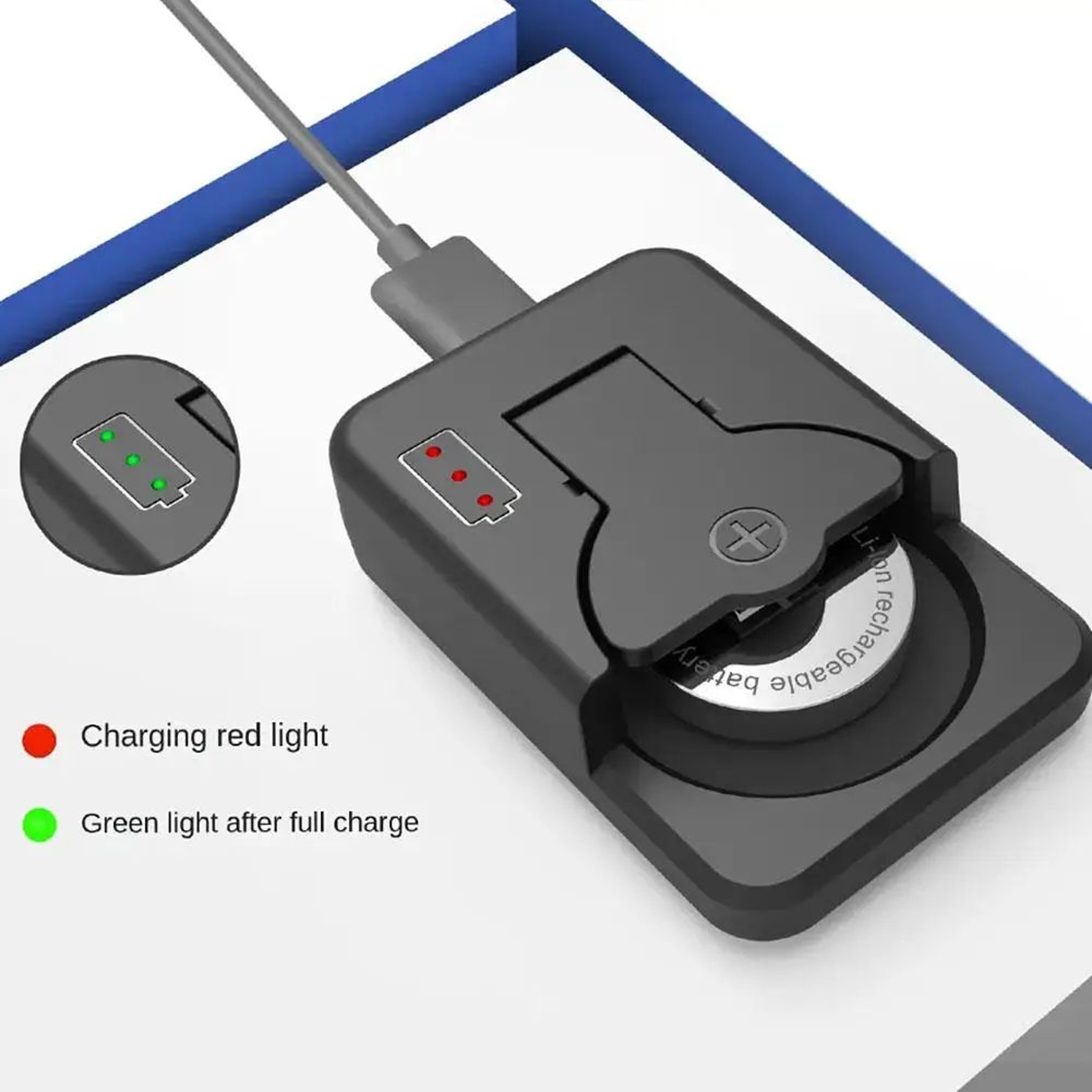 USB C Rechargeable Coin Button Battery Set 3