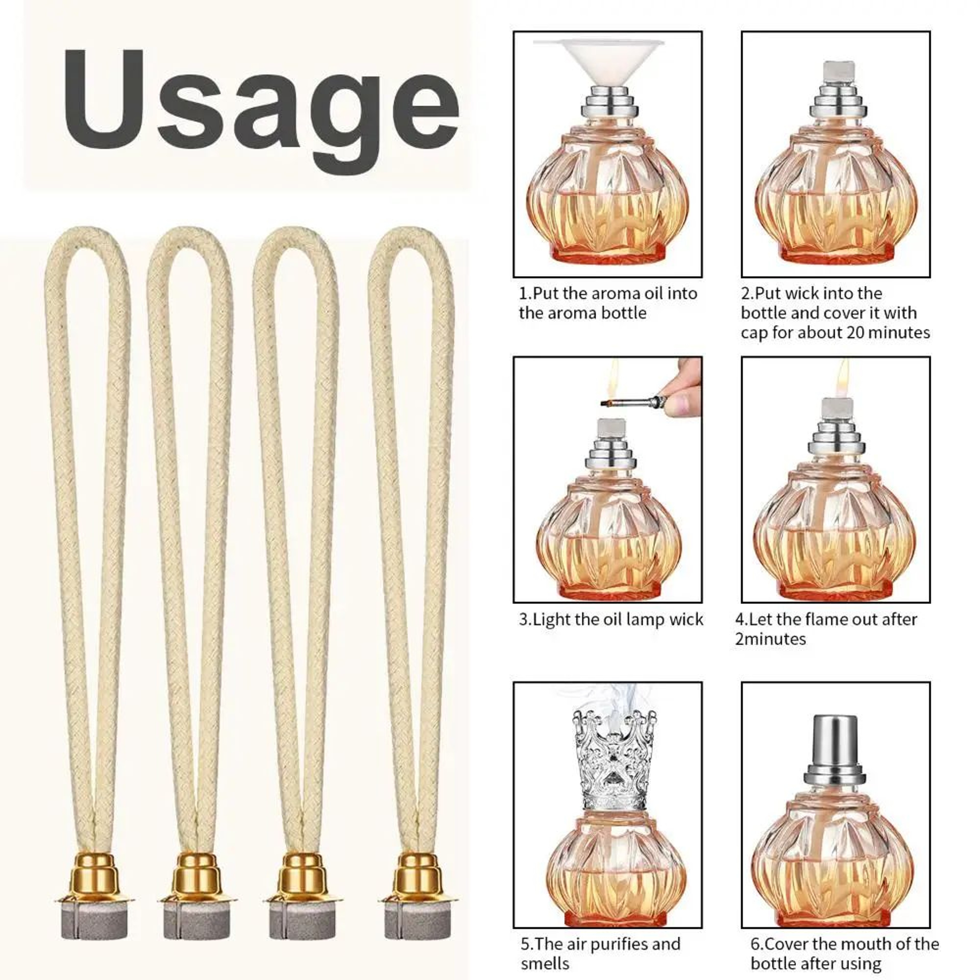Aromatherapy Lamp Wick Replacement 2
