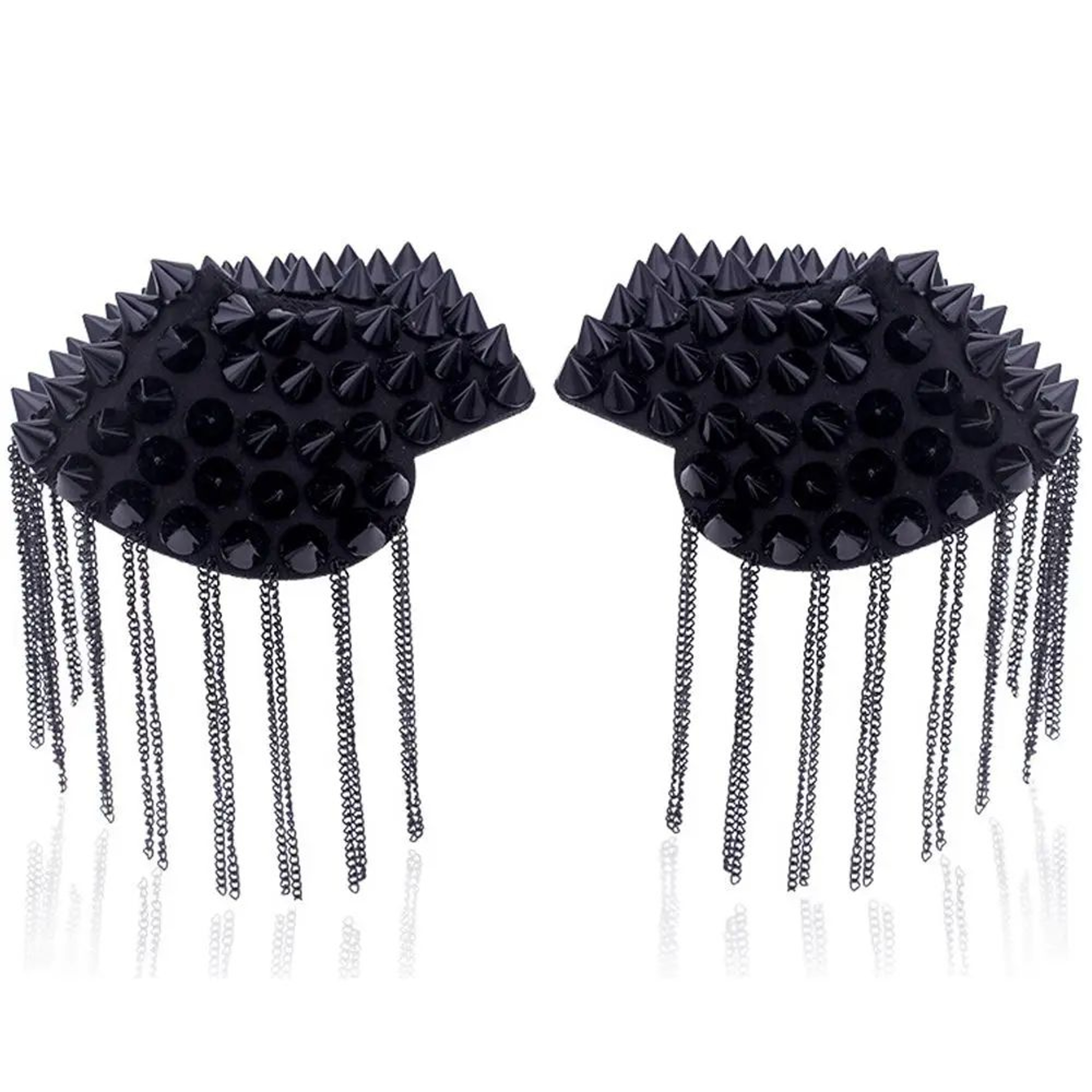 Punk Chain Tassel Shoulder Brooch Epaulet 19
