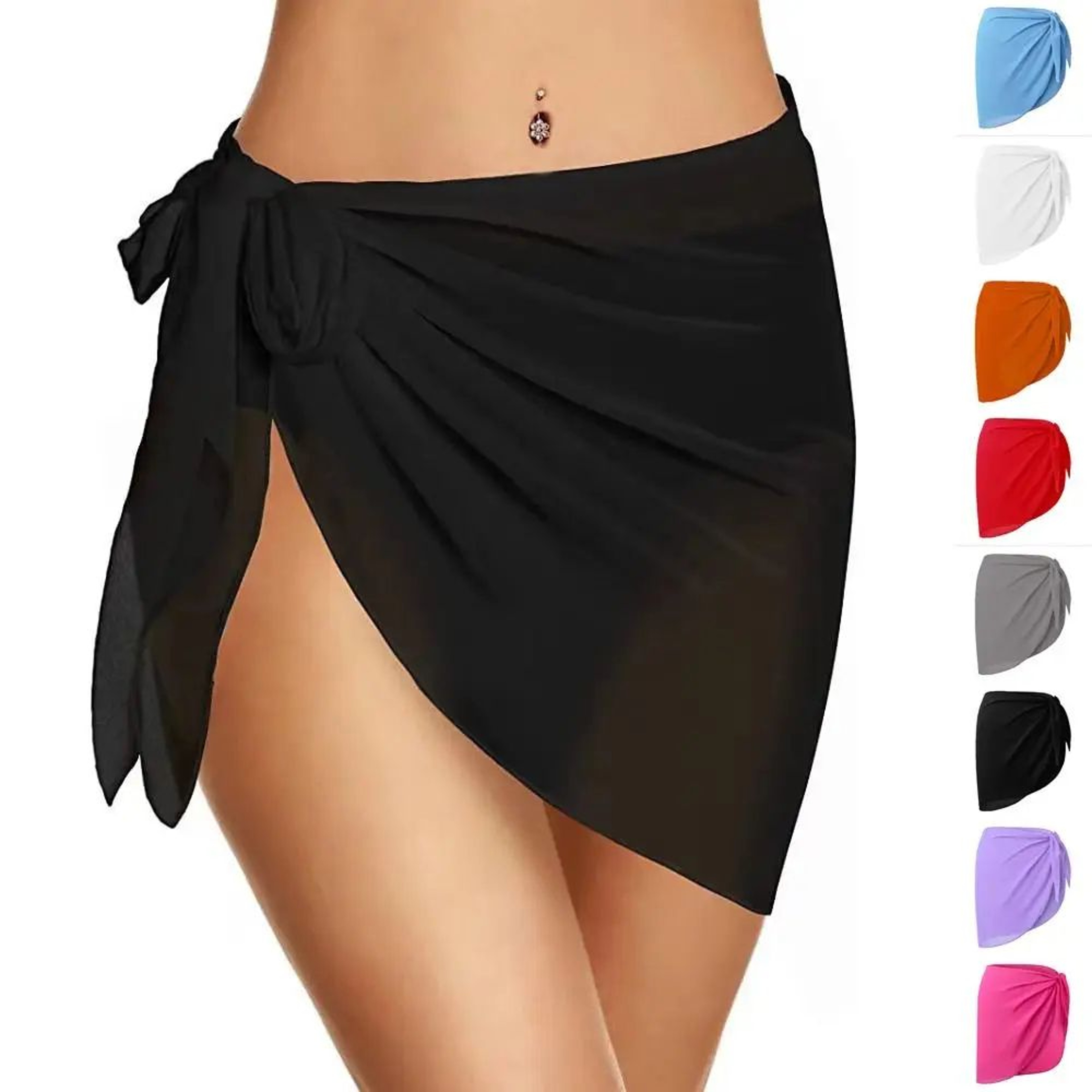 Chiffon Beach Sarong Bikini Cover Up 0