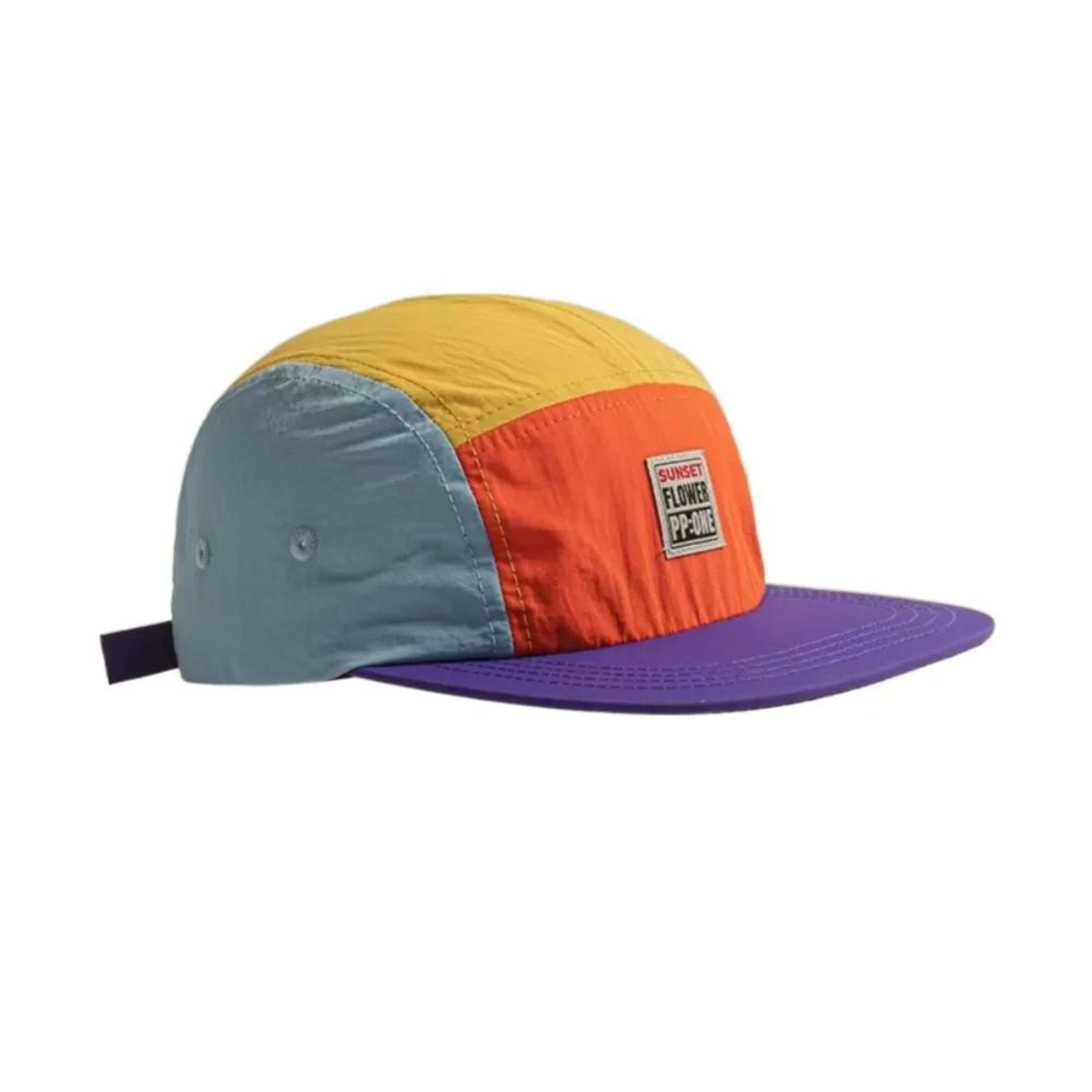 Retro 5 Panel Flat Brim Quick Dry Cap 11