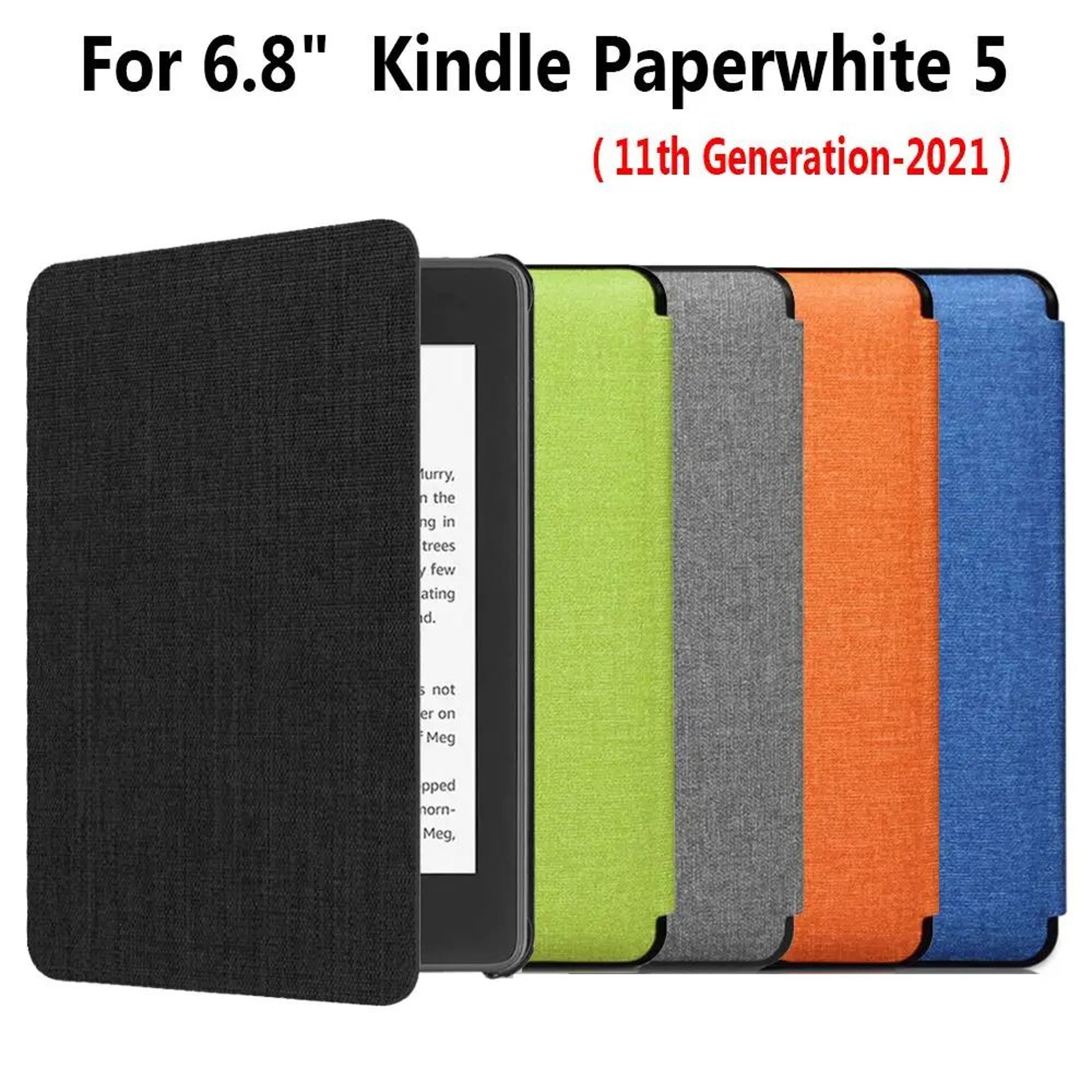 Slim PU Leather Case For Kindle Paperwhite 5 1