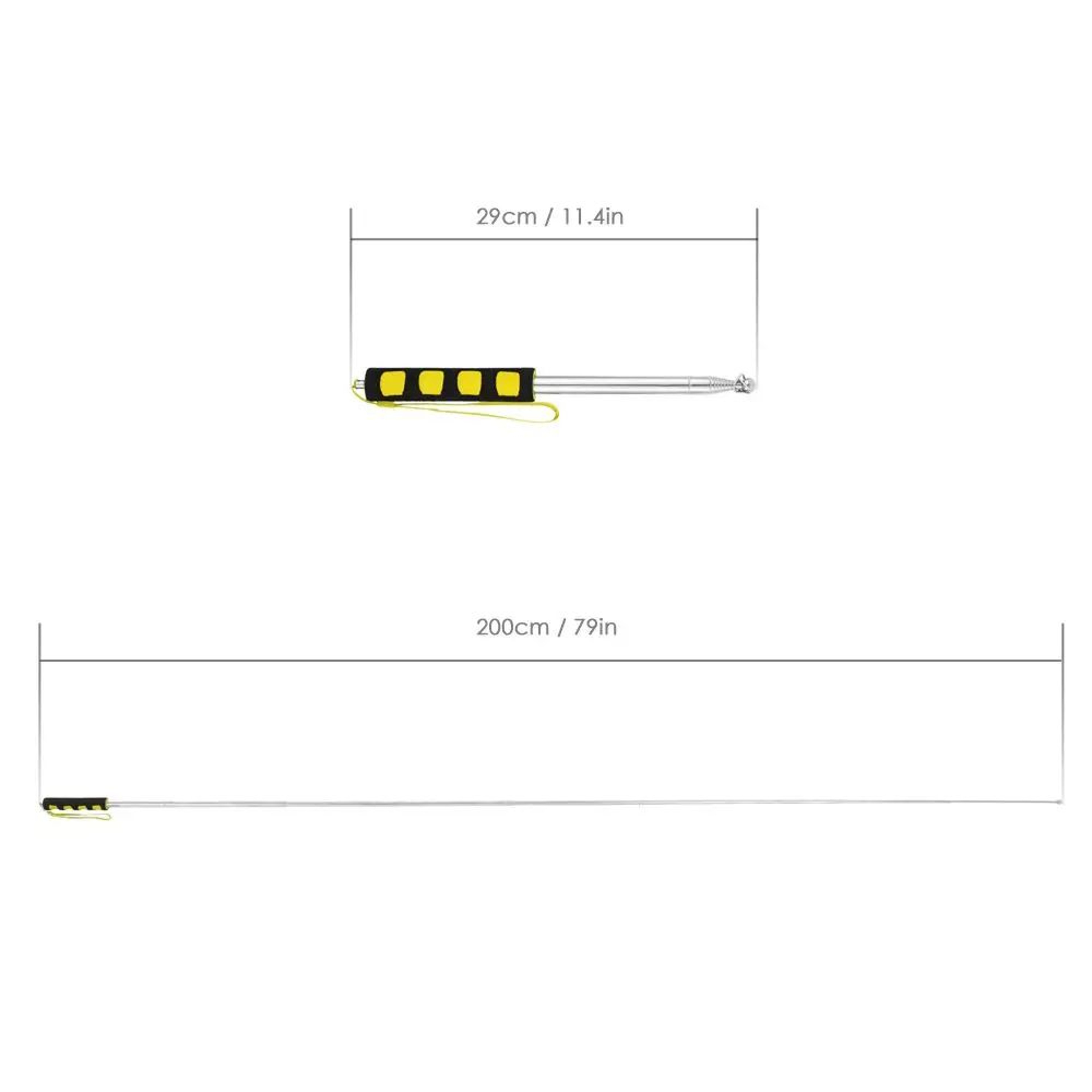 Telescopic Stainless Steel Flagpole Teaching Pointer 3