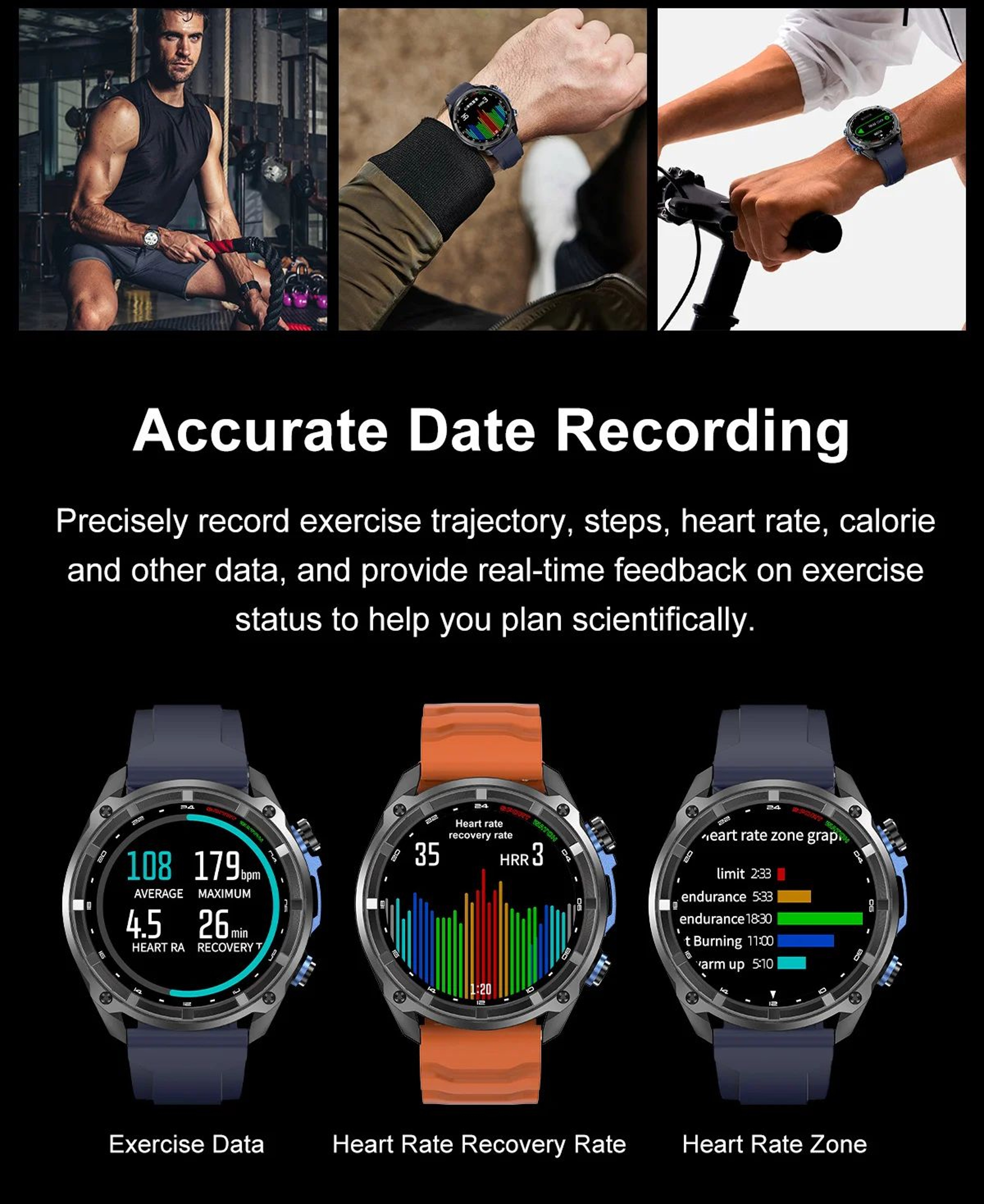 Military GPS Smartwatch With Offline Map 10ATM Waterproof 7
